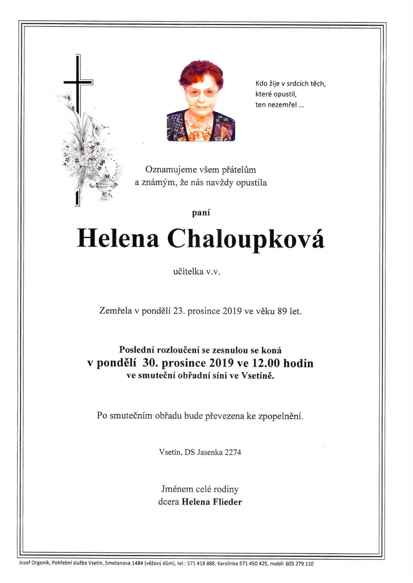 Helena Chaloupková