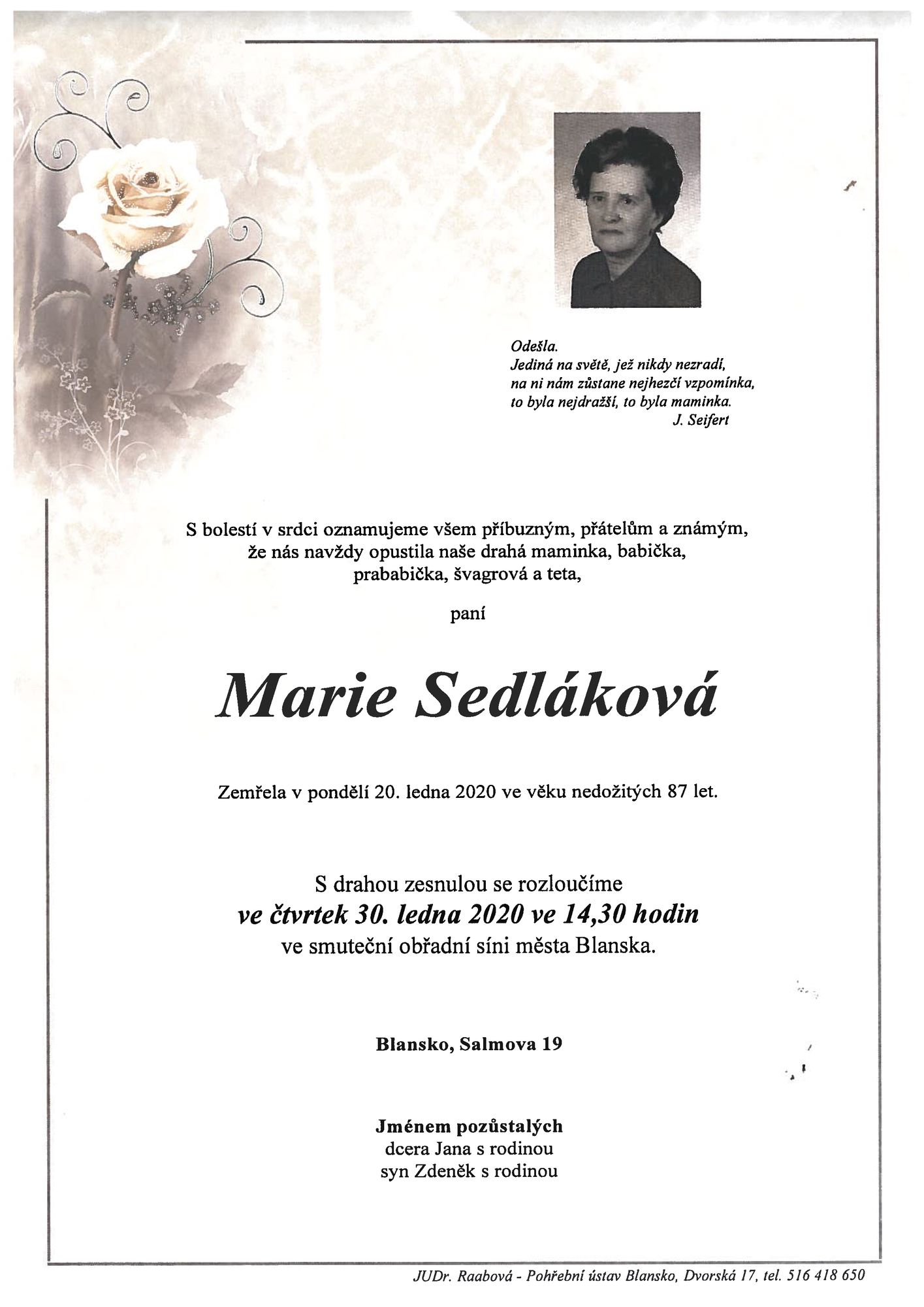 Marie Sedláková