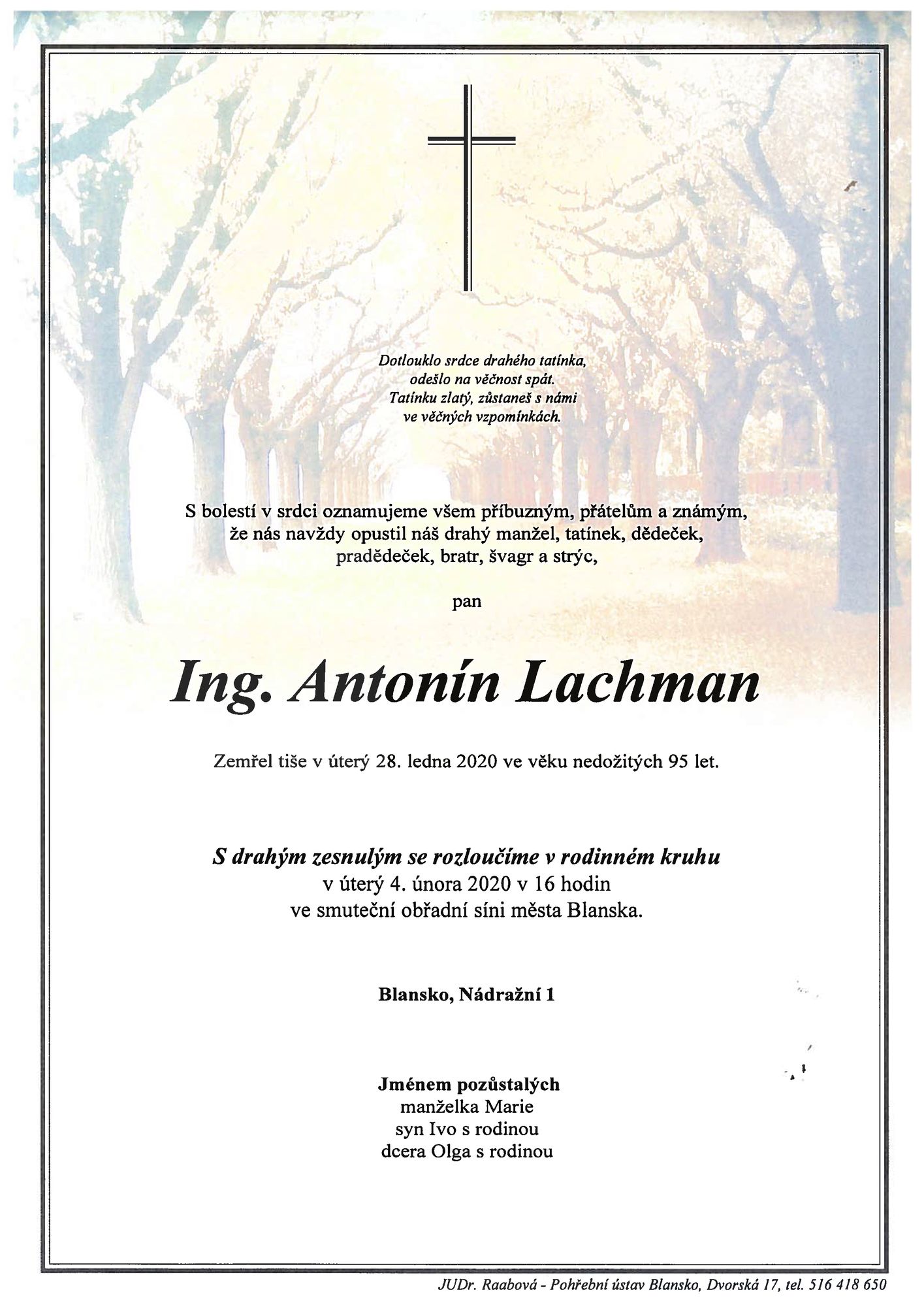 Ing. Antonín Lachman