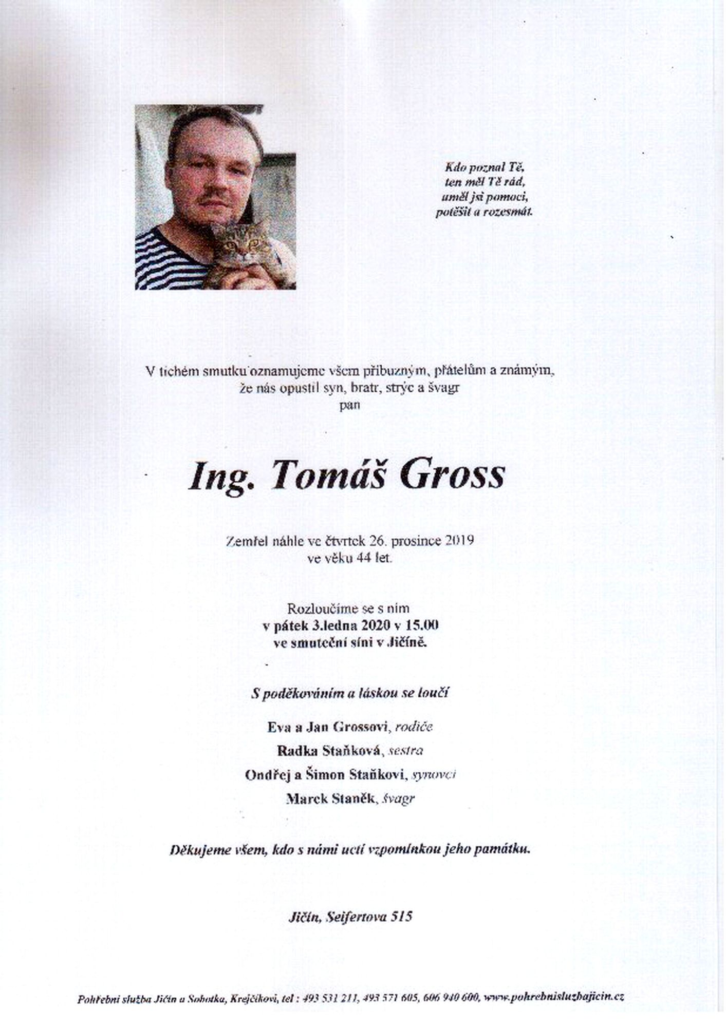 Ing. Tomáš Gross