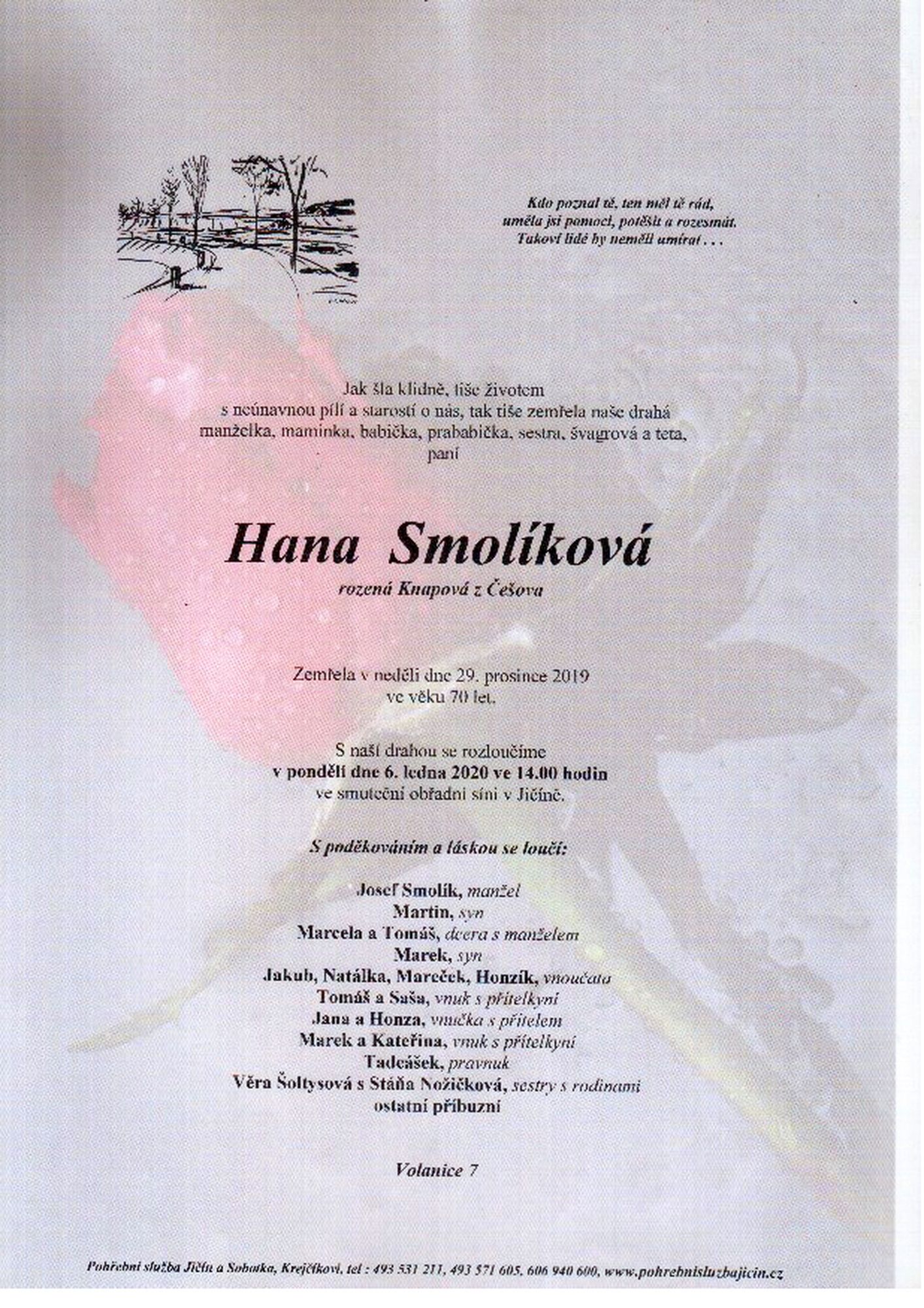 Hana Smolíková
