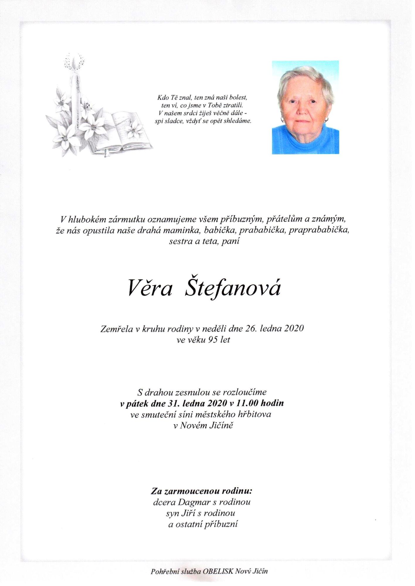 Věra Štefanová