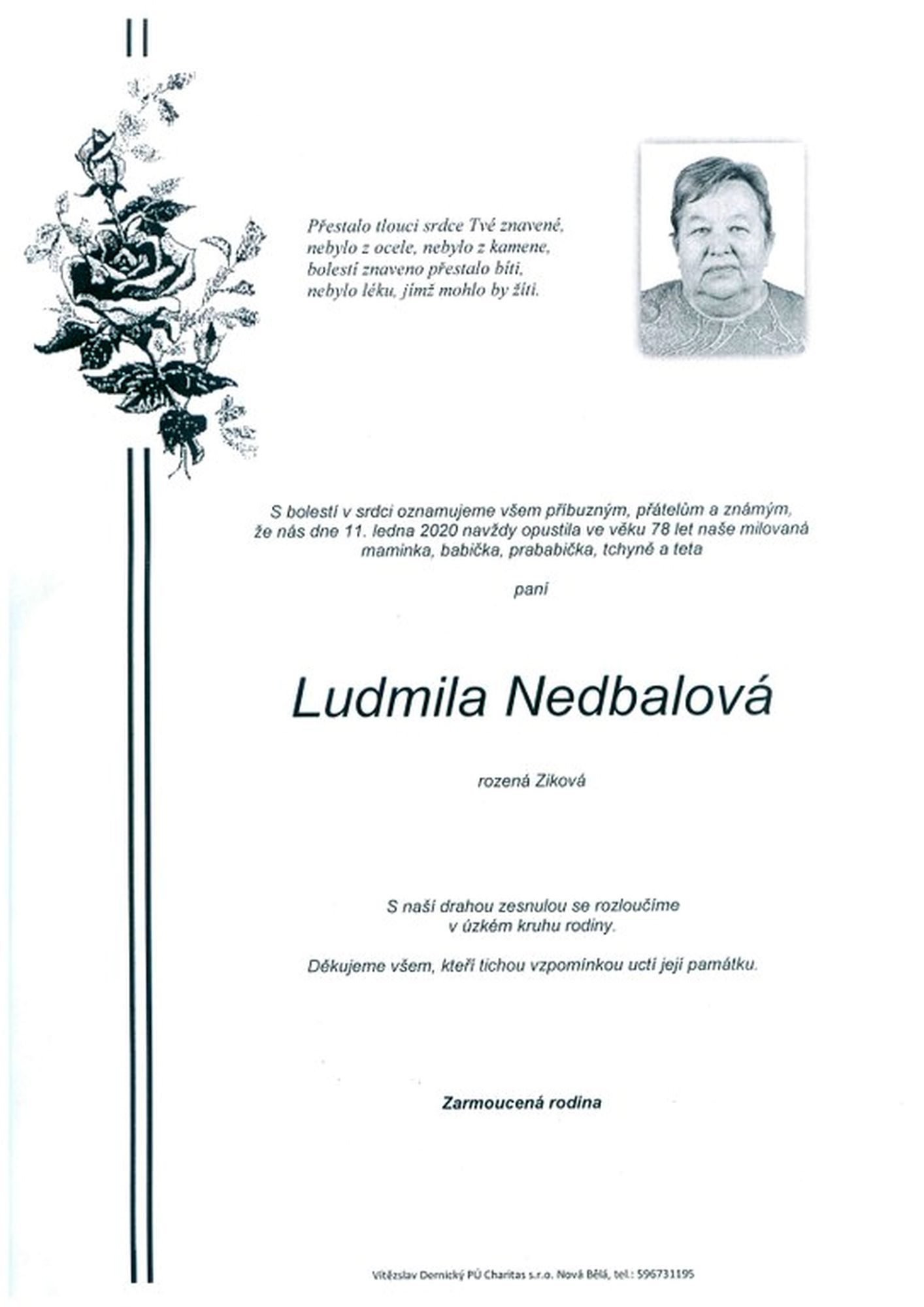Ludmila Nedbalová