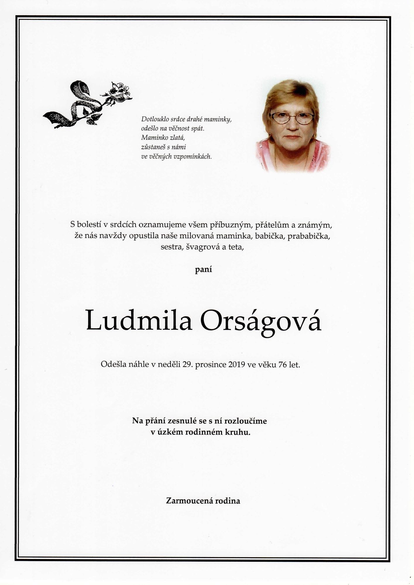 Ludmila Orságová