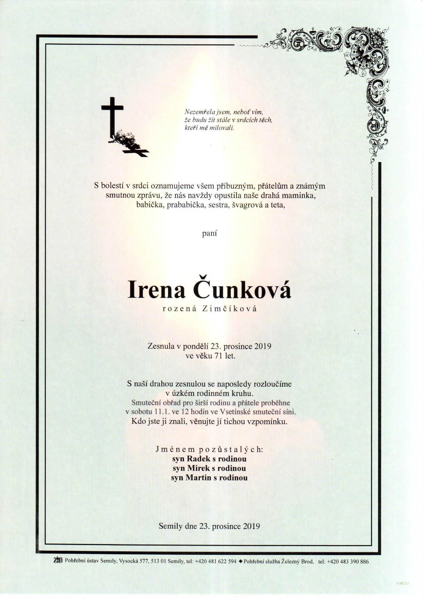 Irena Čunková
