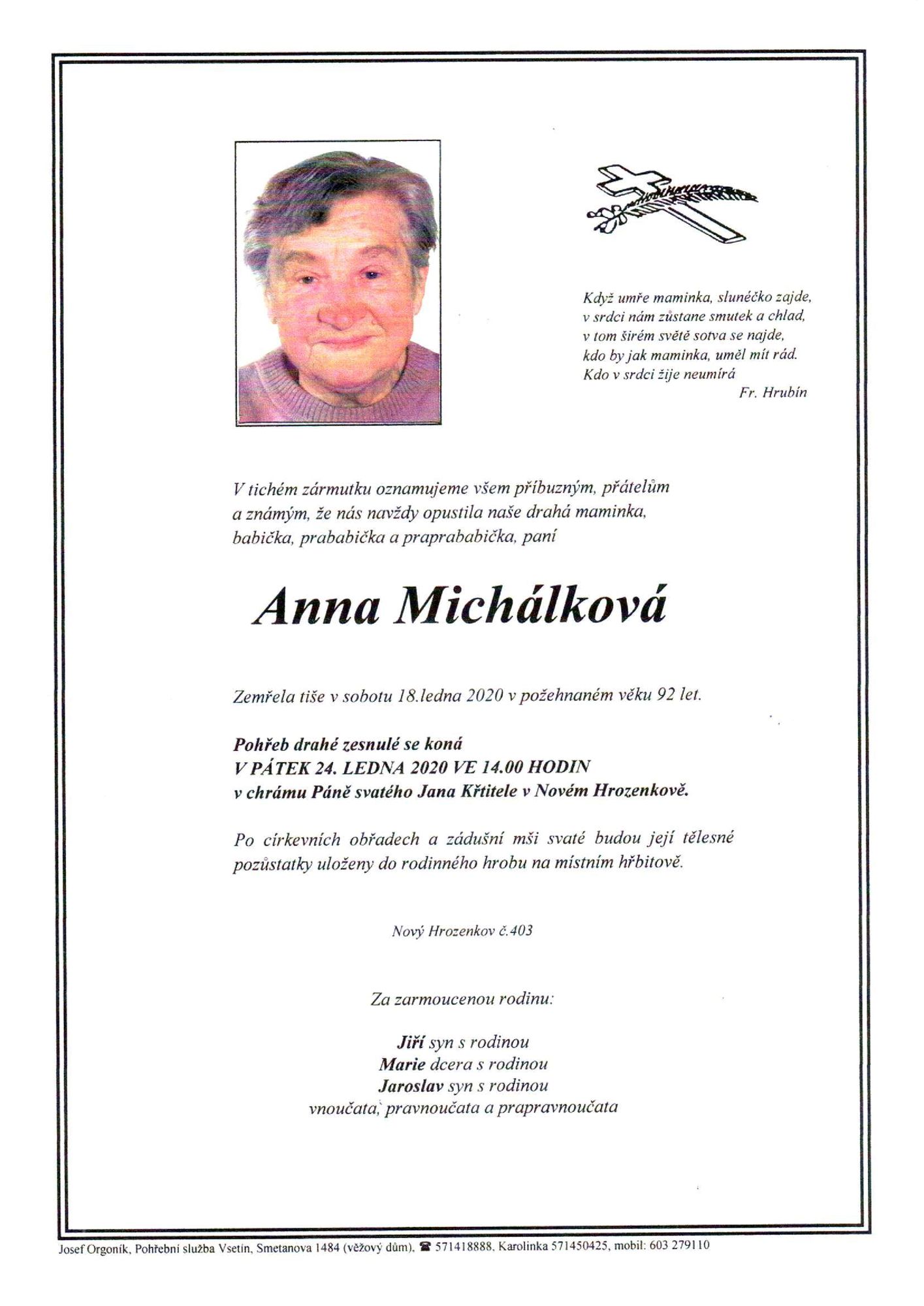 Anna Michálková