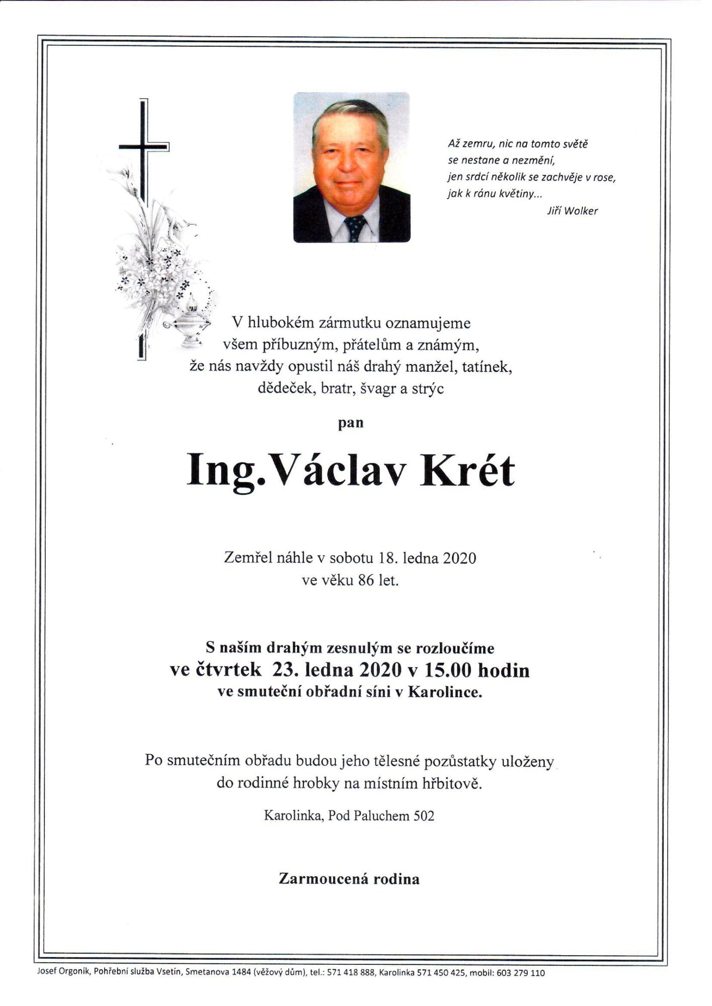 Ing. Václav Krét