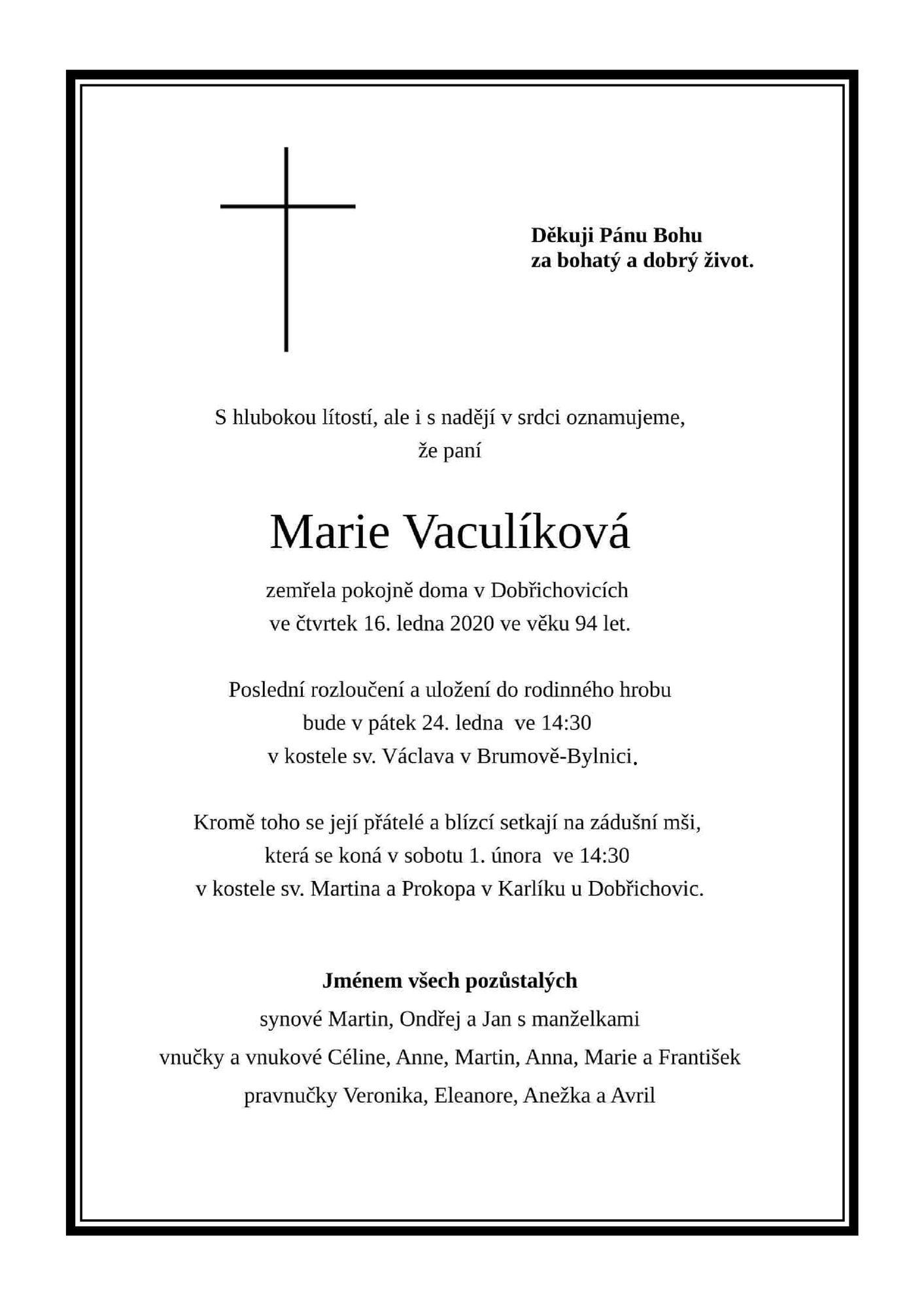 Marie Vaculíková