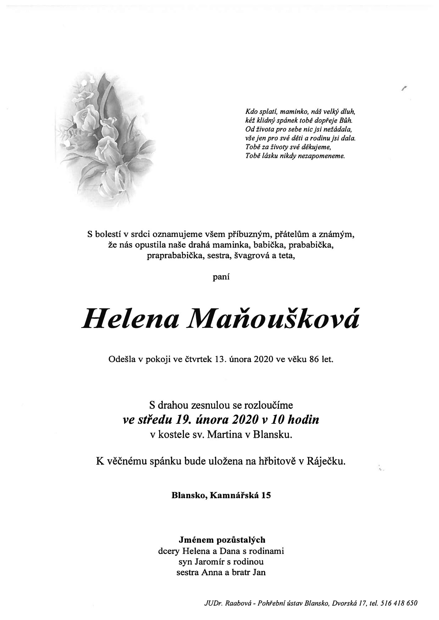 Helena Maňoušková