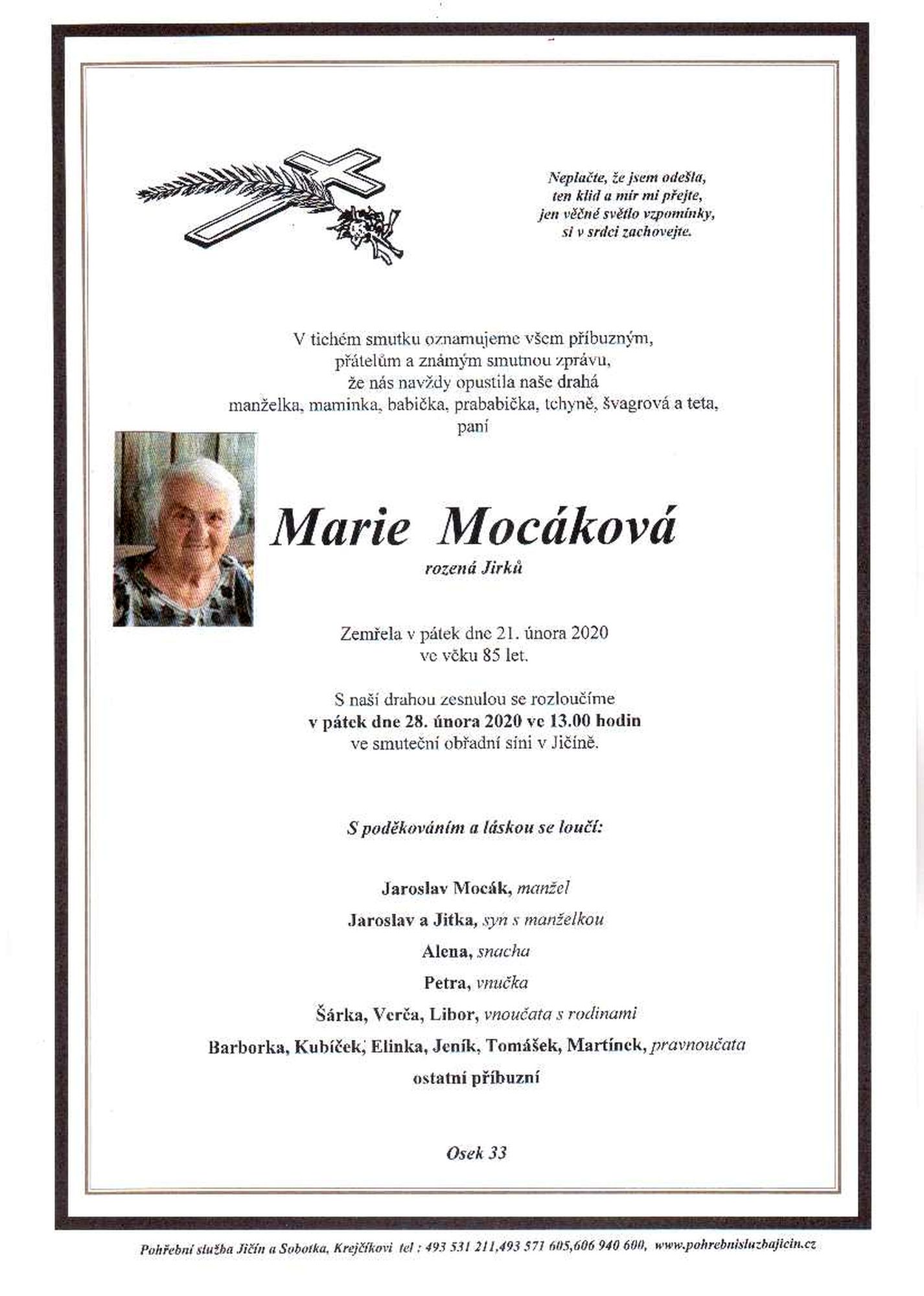 Marie Mocáková