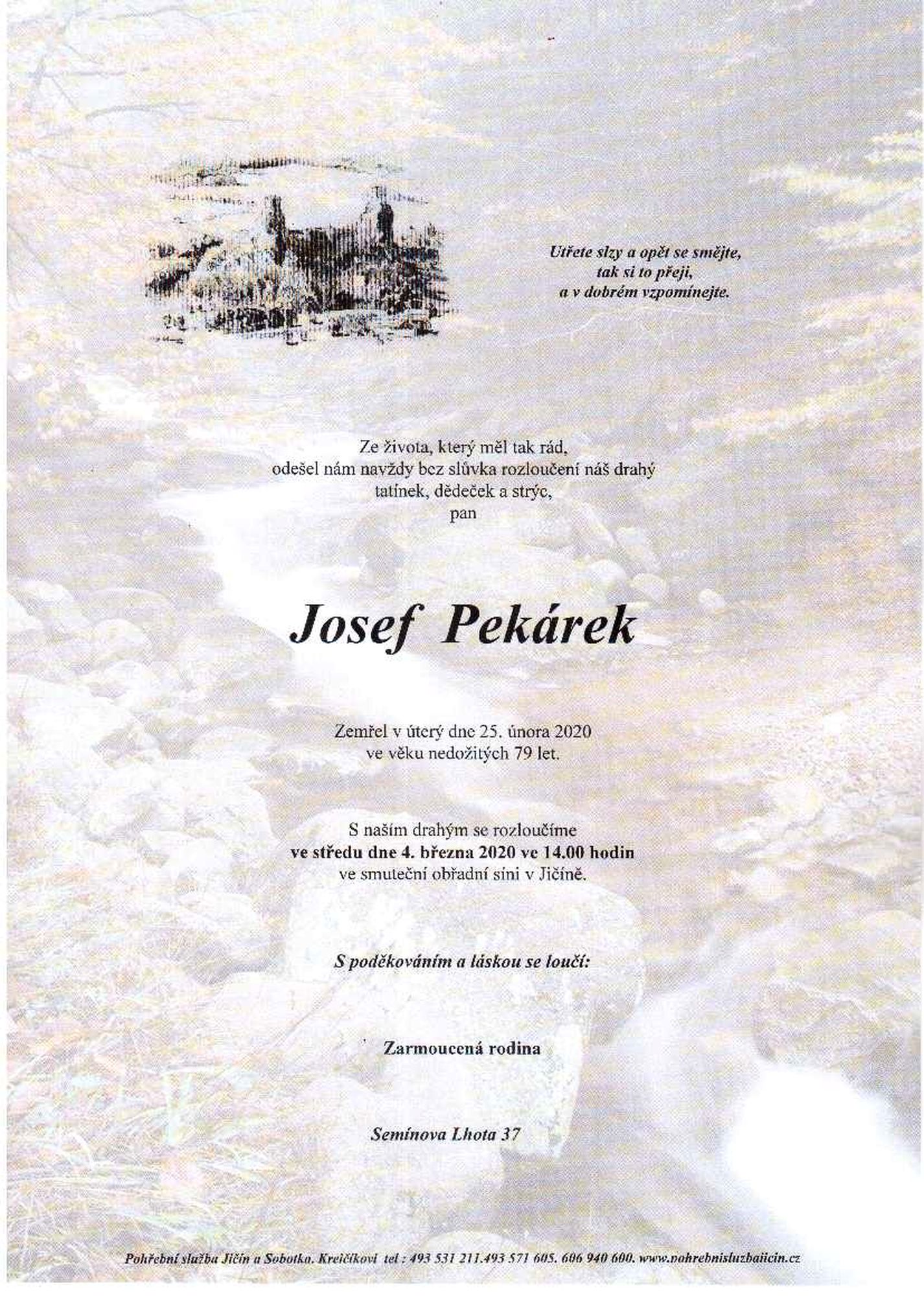 Josef Pekárek