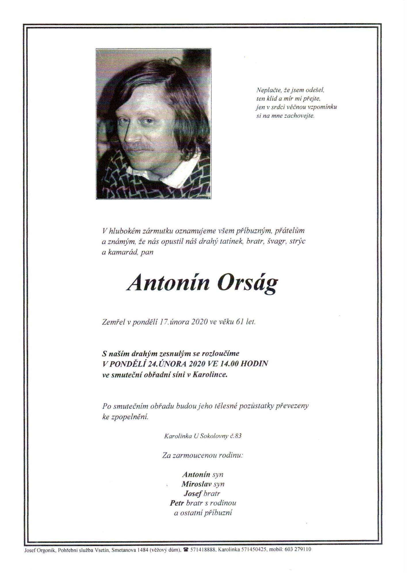 Antonín Orság