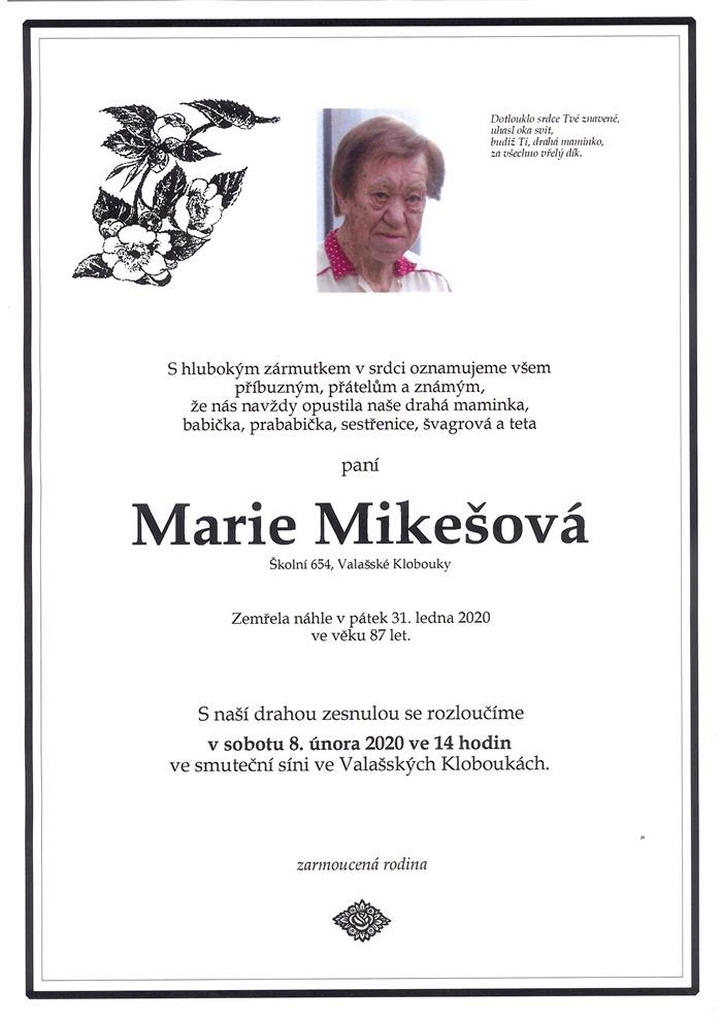 Marie Mikešová