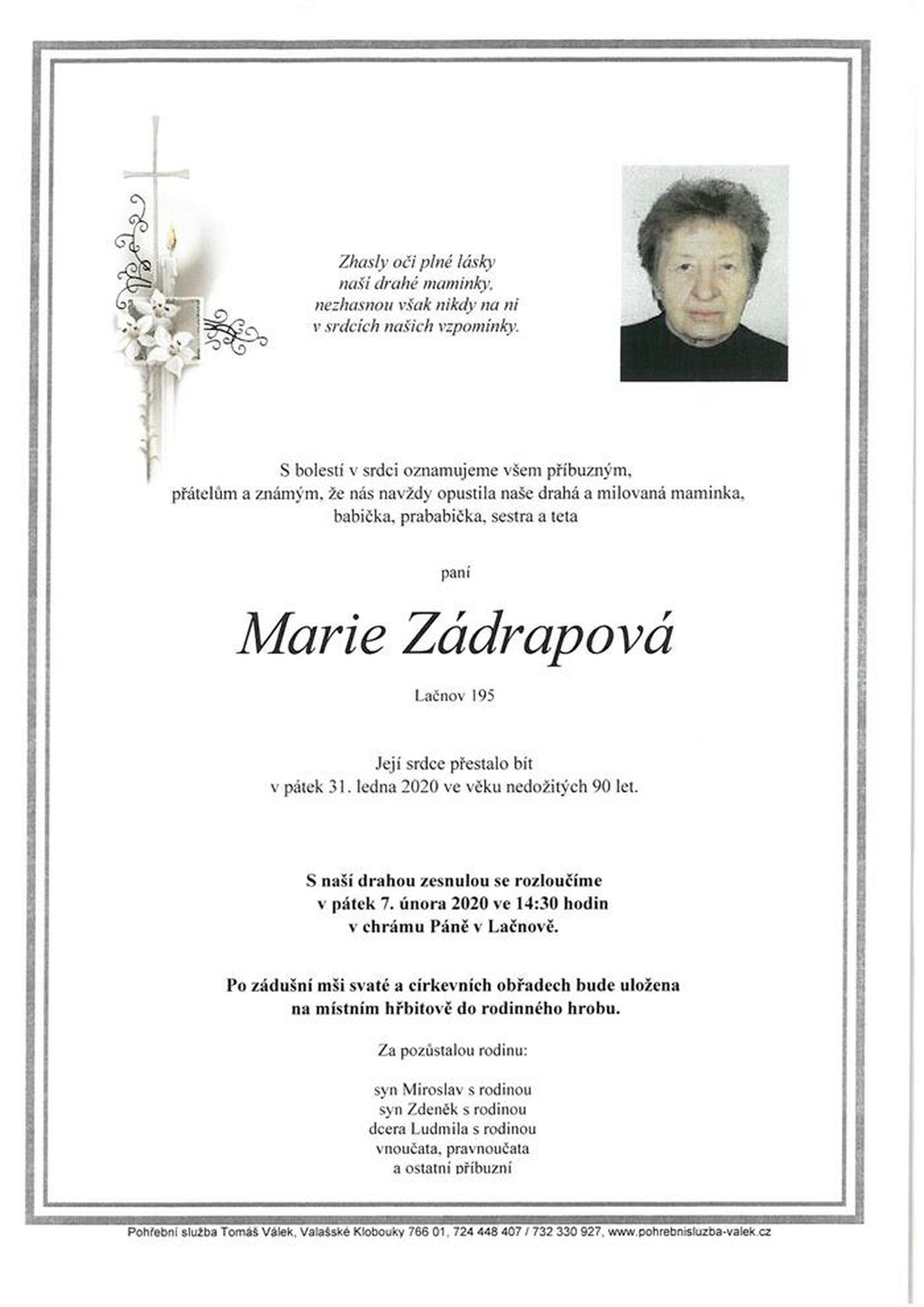 Marie Zádrapová