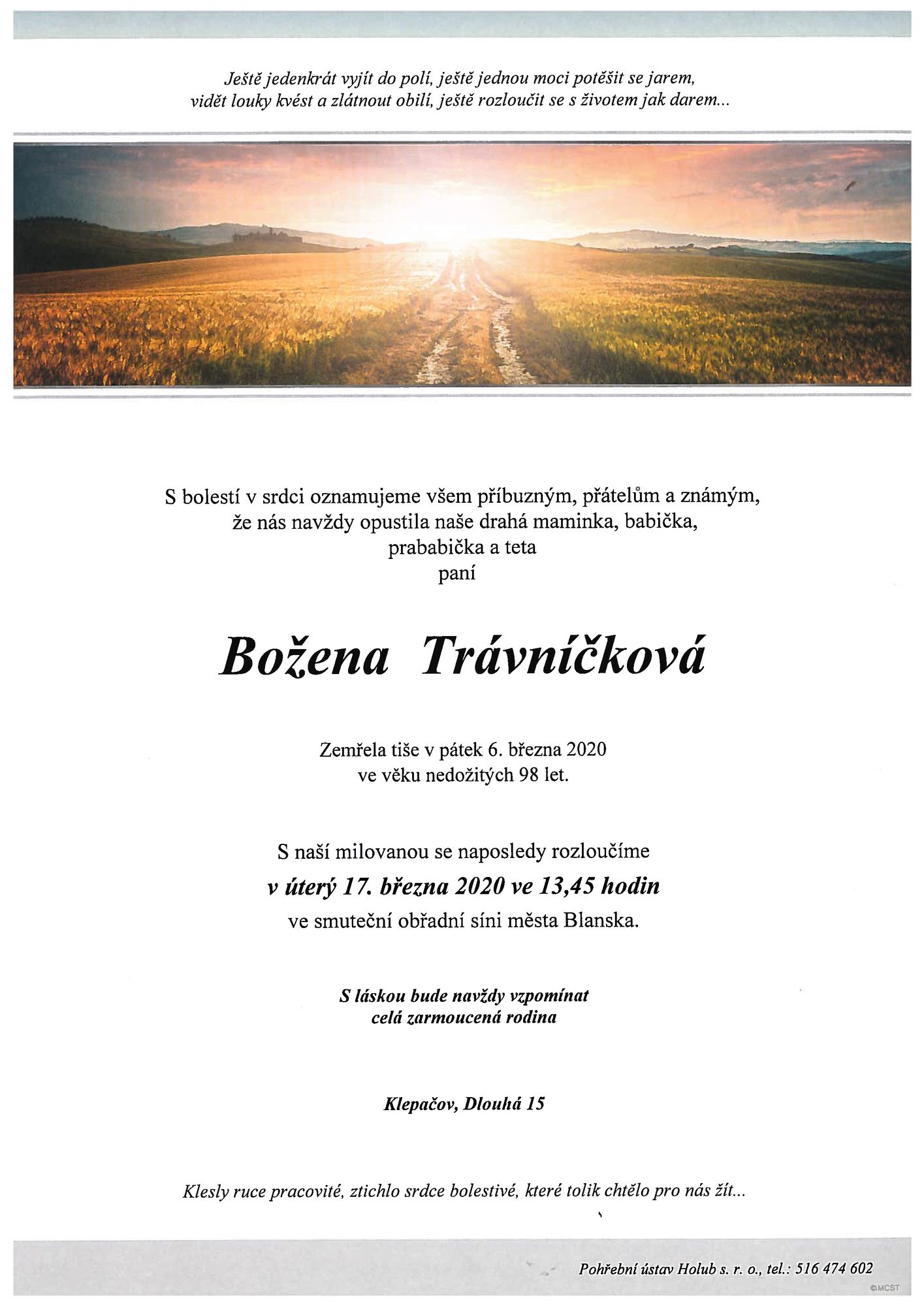 Božena Trávníčková
