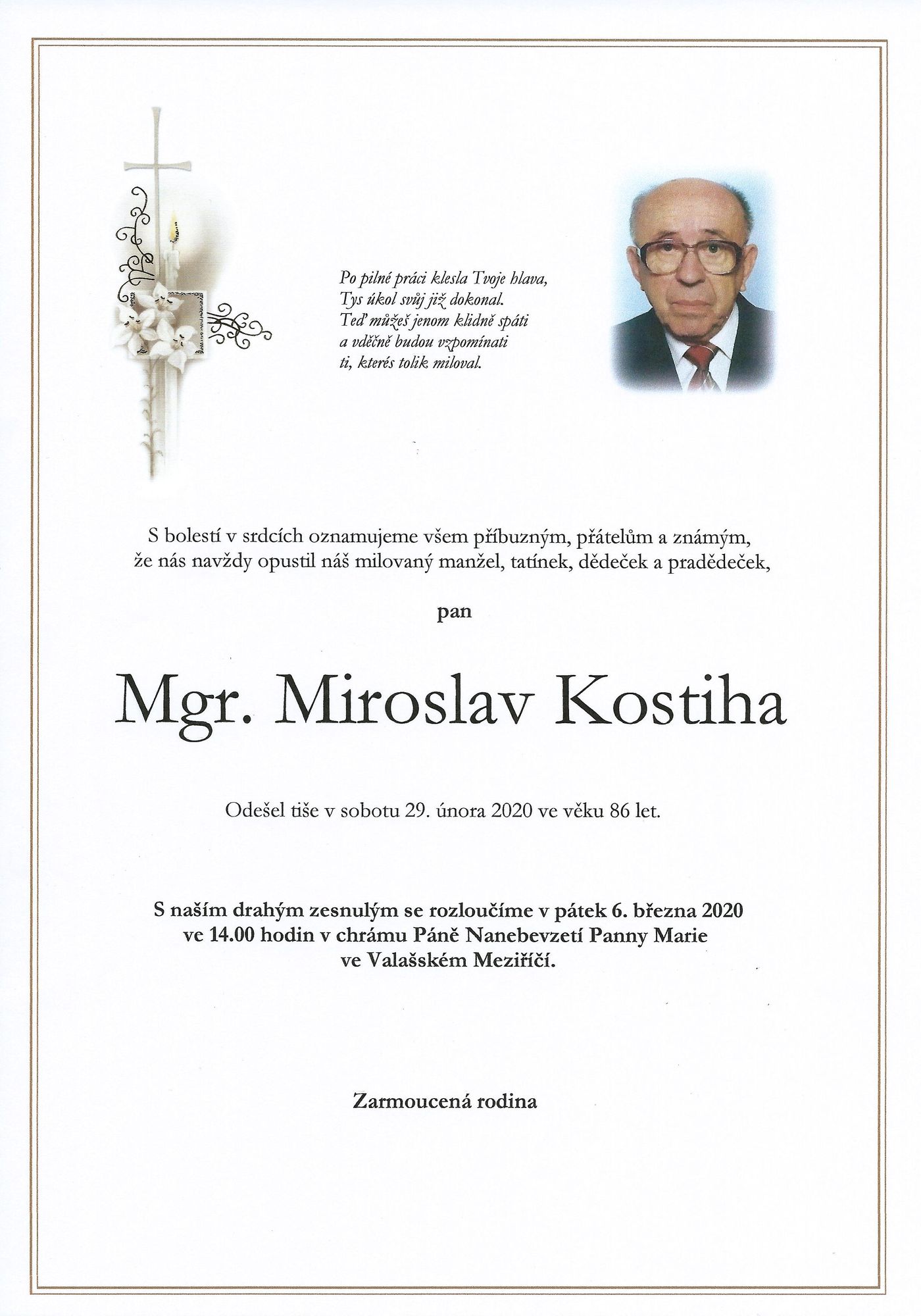 Mgr. Miroslav Kostiha