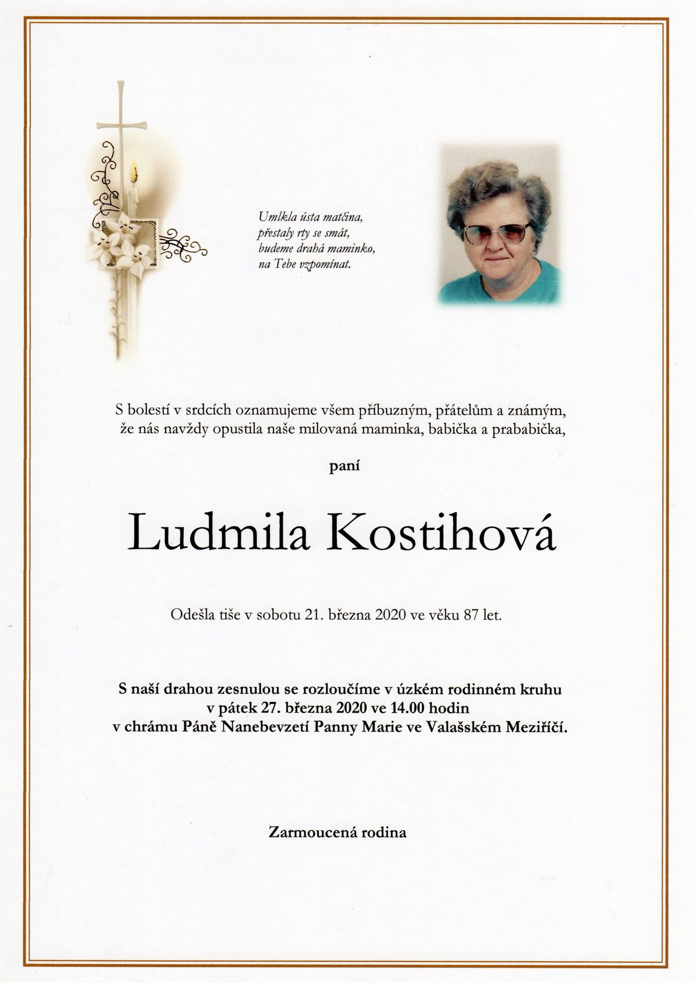 Ludmila Kostihová