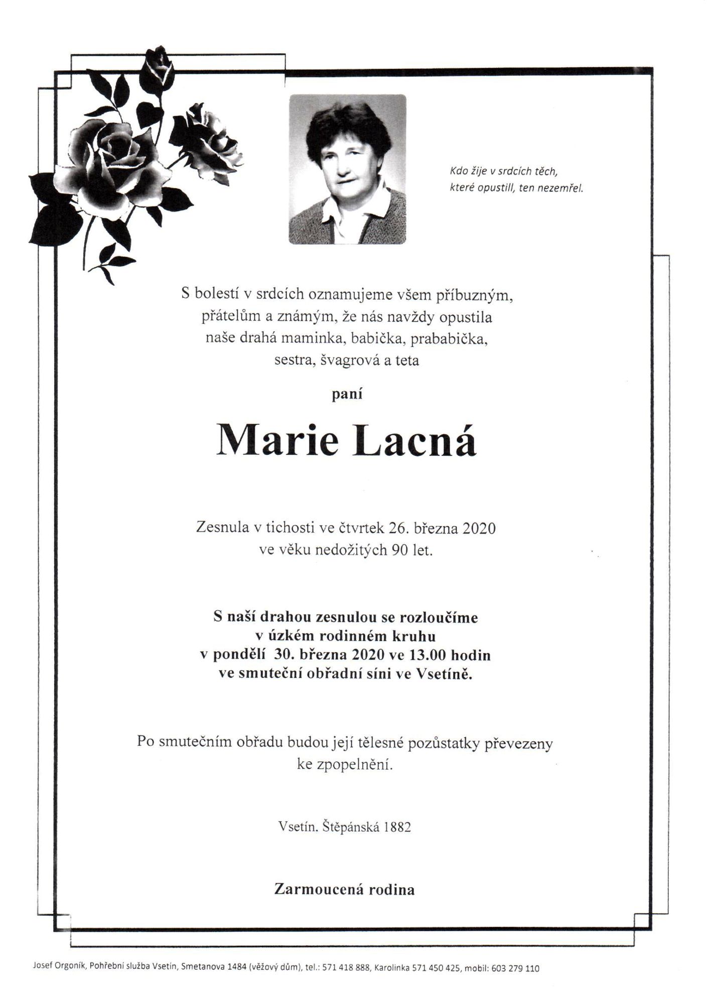 Marie Lacná