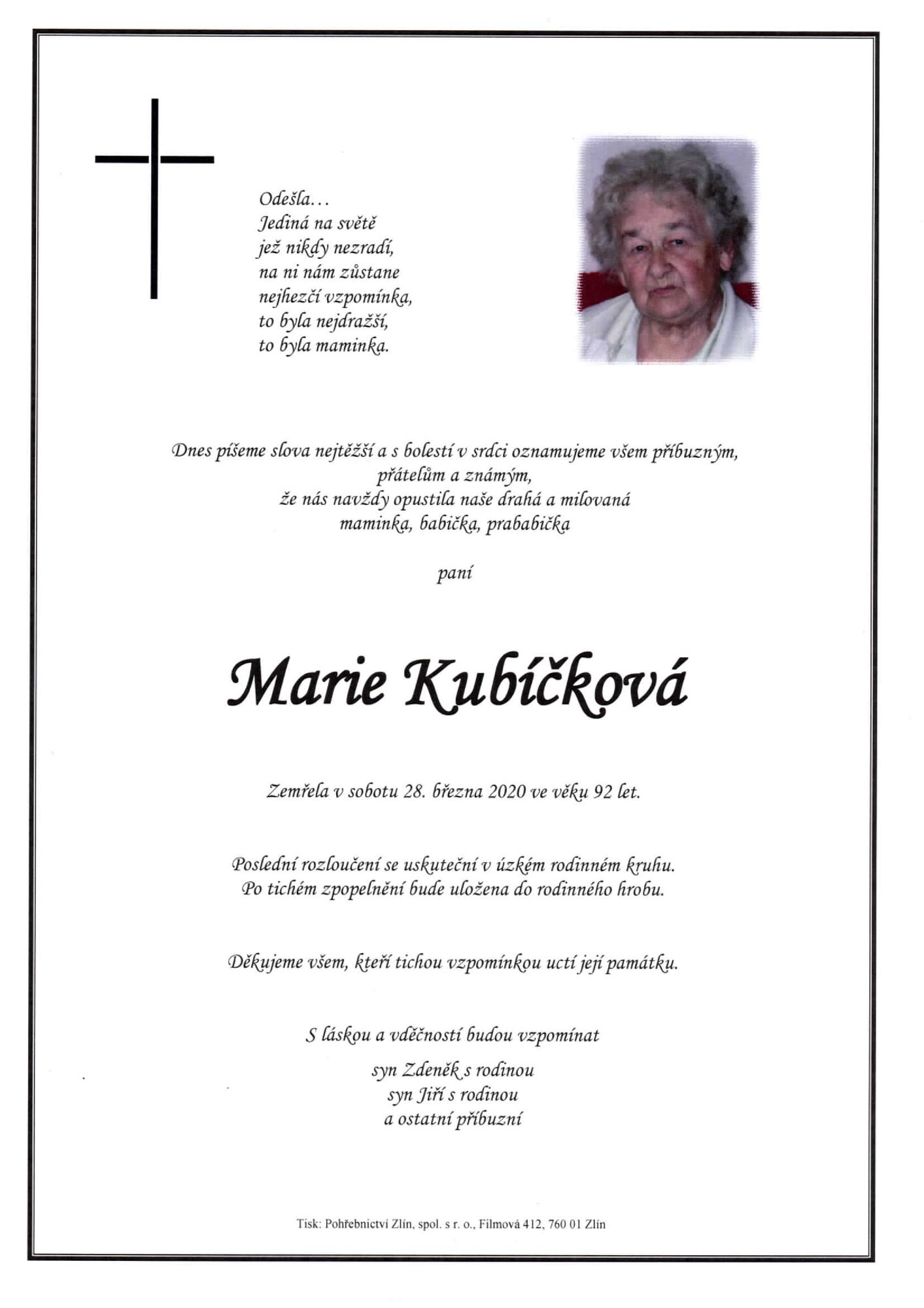 Marie Kubíčková