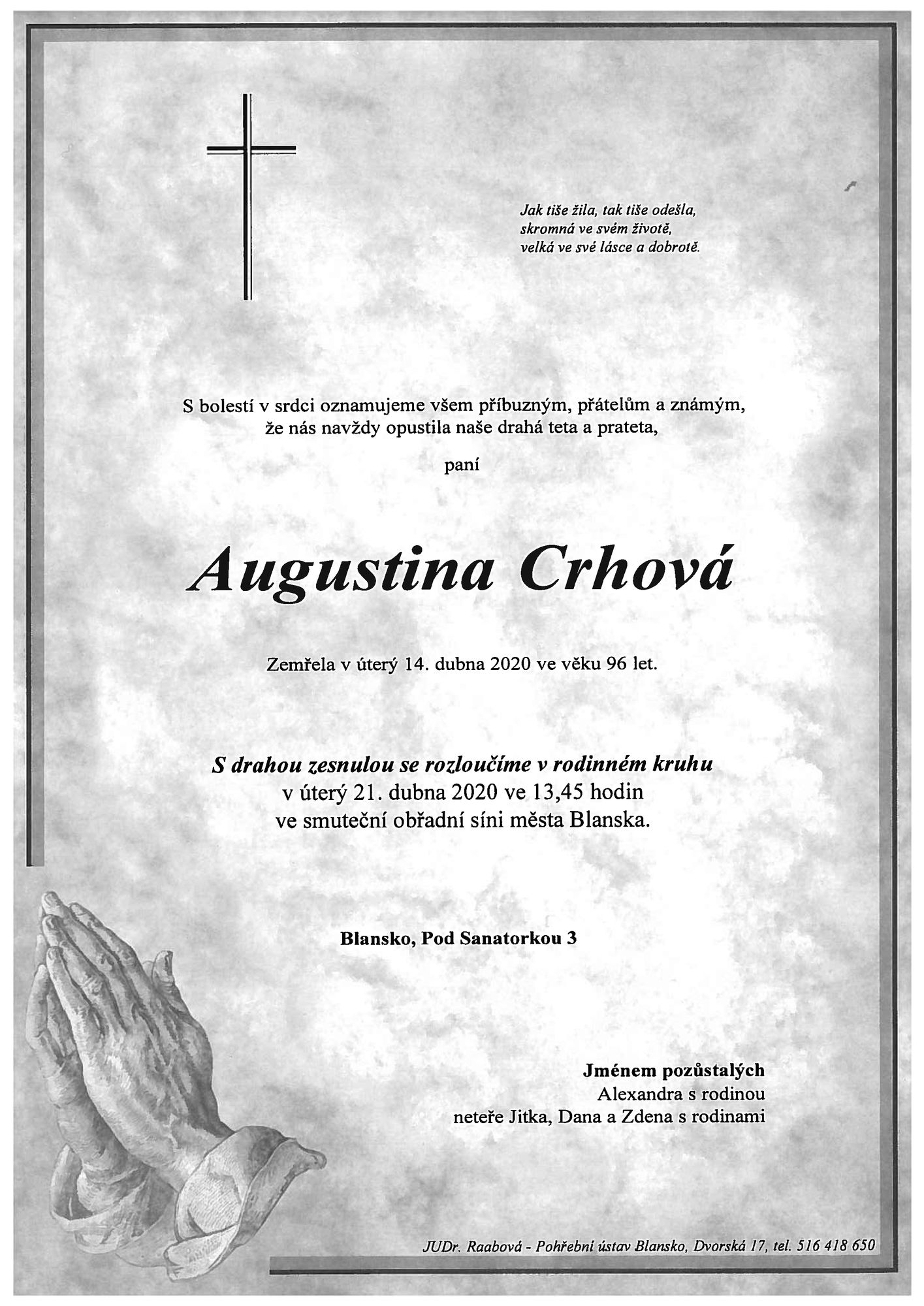 Augustina Crhová