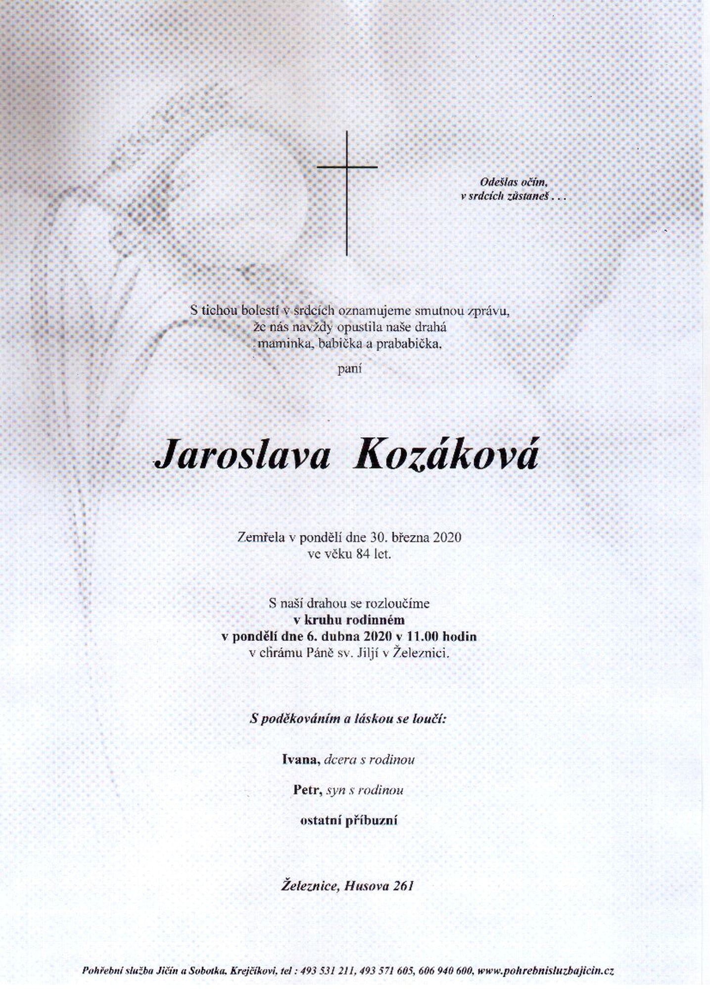 Jaroslava Kozáková