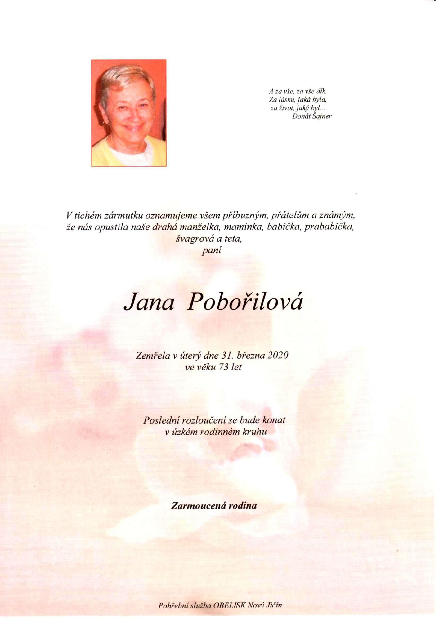 Jana Pobořilová