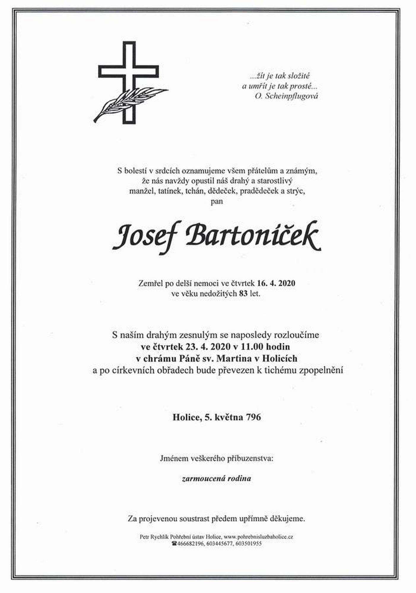 Josef Bartoníček