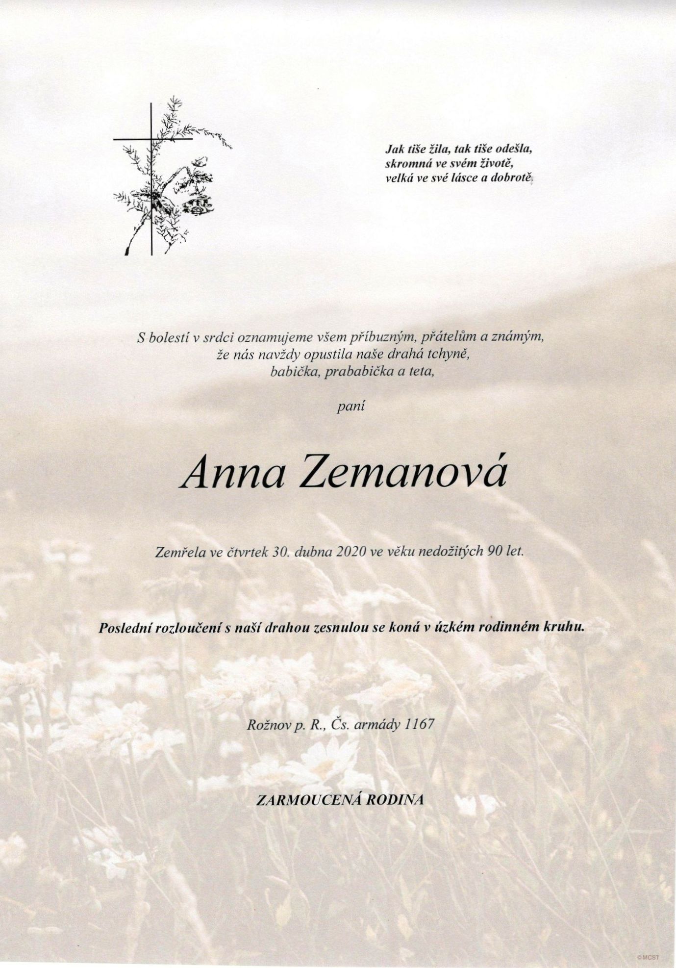 Anna Zemanová