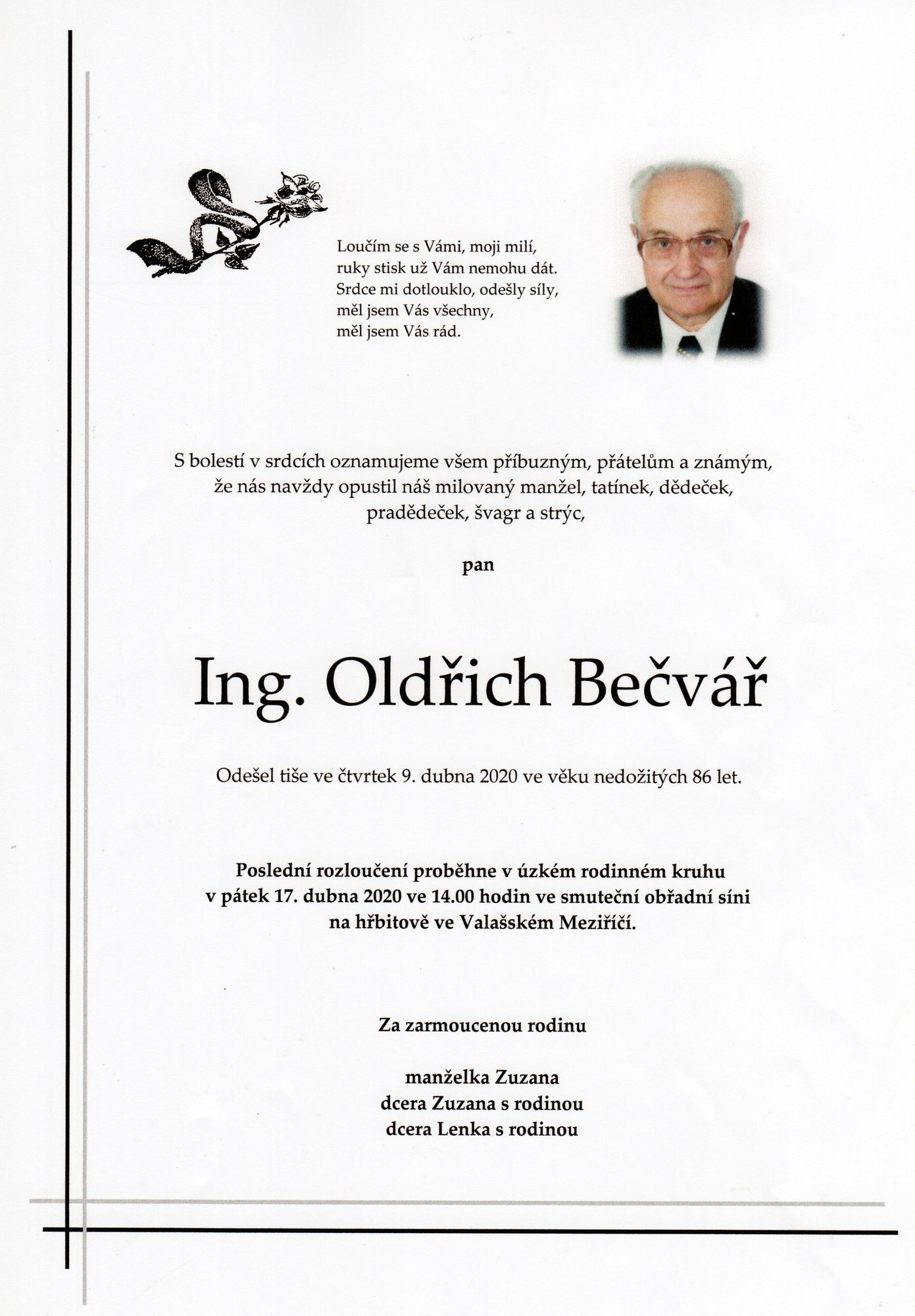 Ing. Oldřich Bečvář