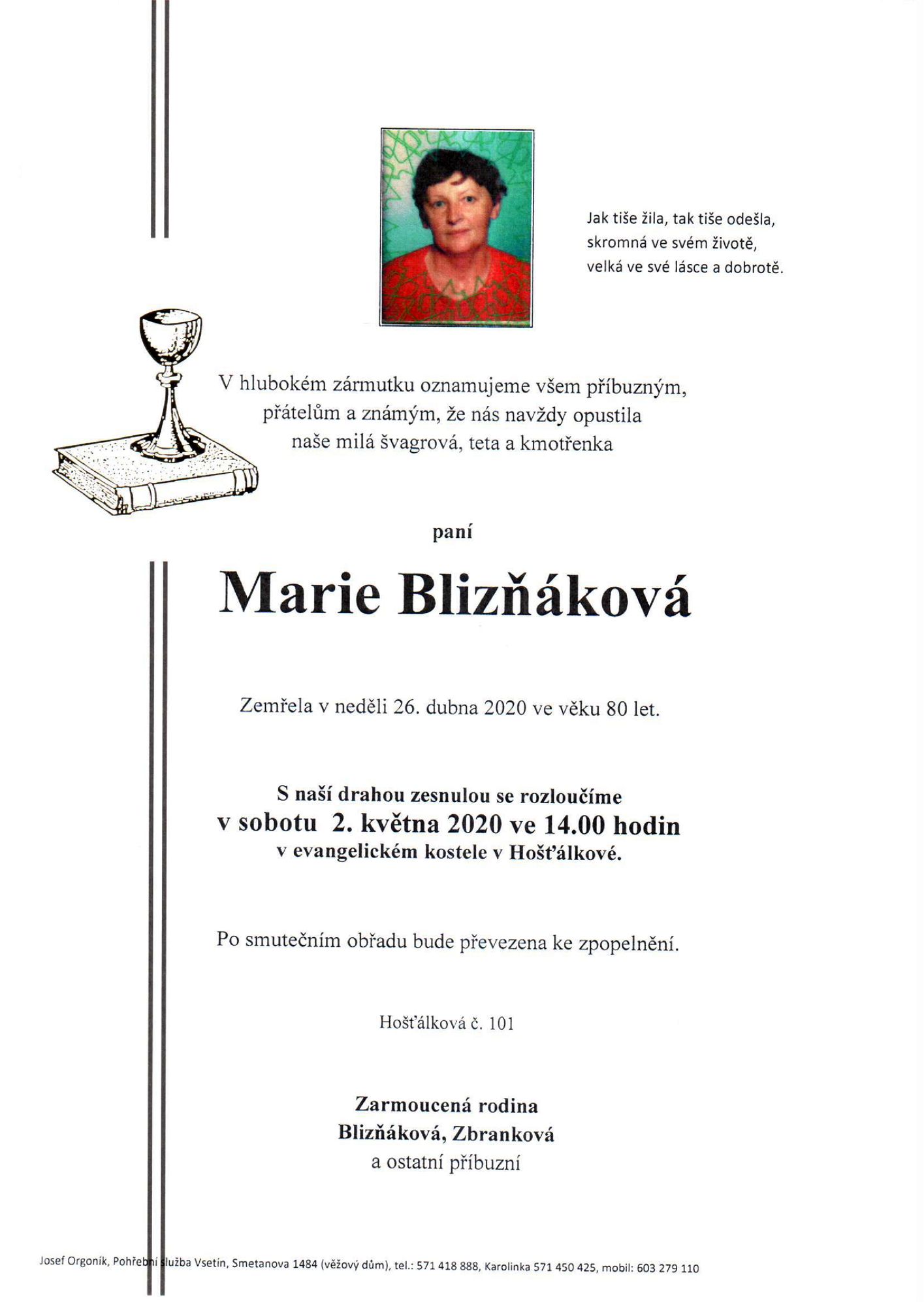Marie Blizňáková