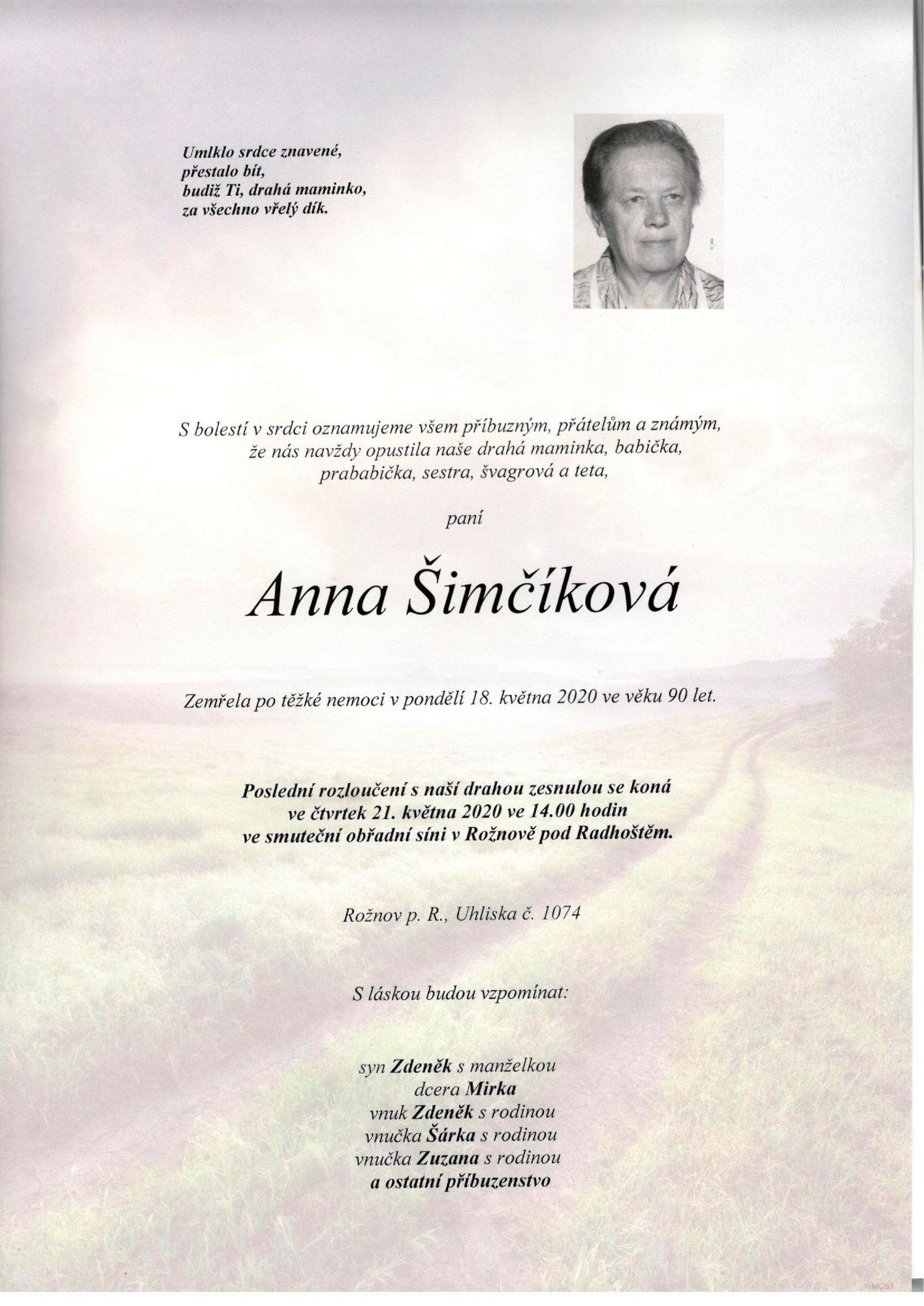 Anna Šimčíková