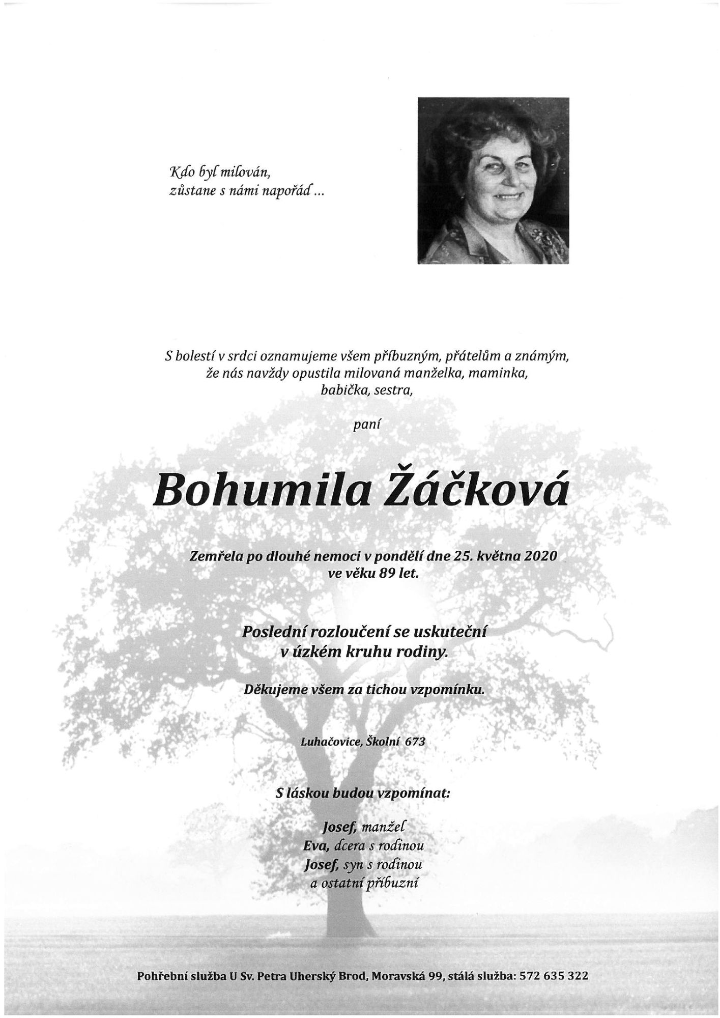 Bohumila Žáčková