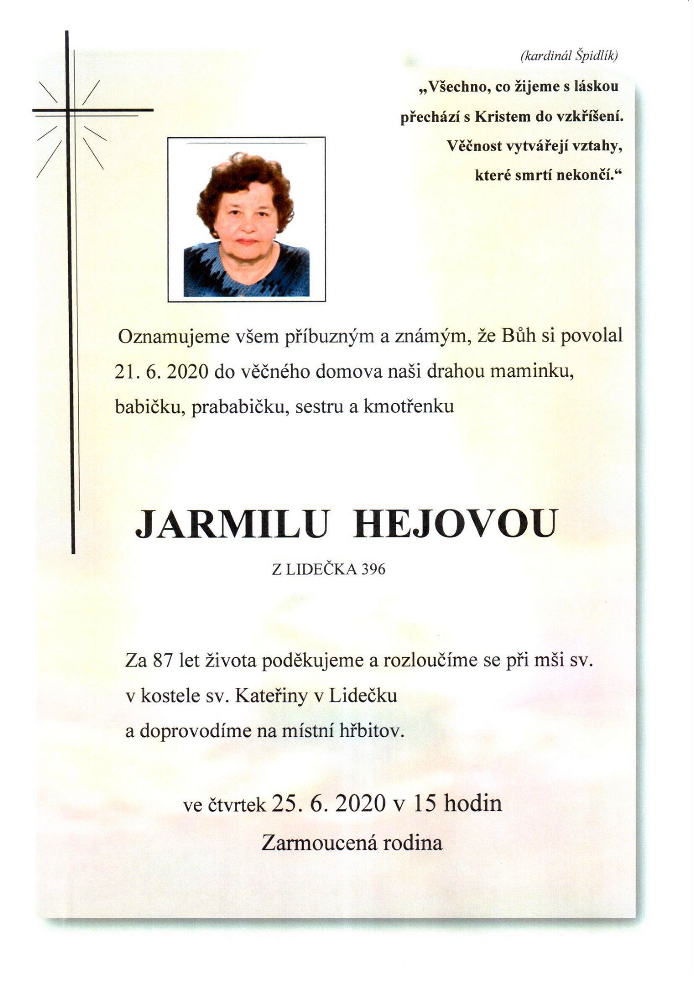 Jarmila Hejová