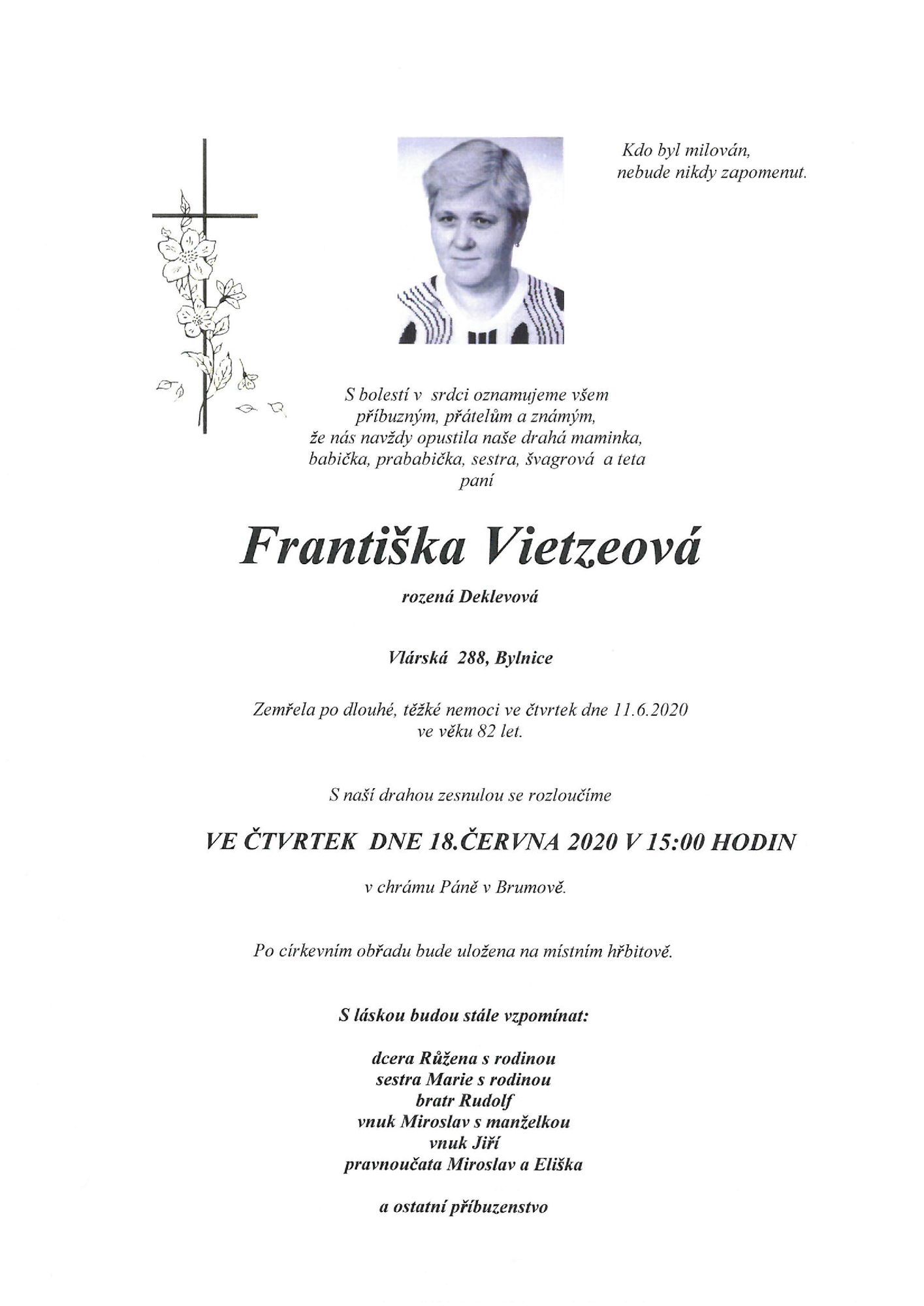 Františka Vietzeová