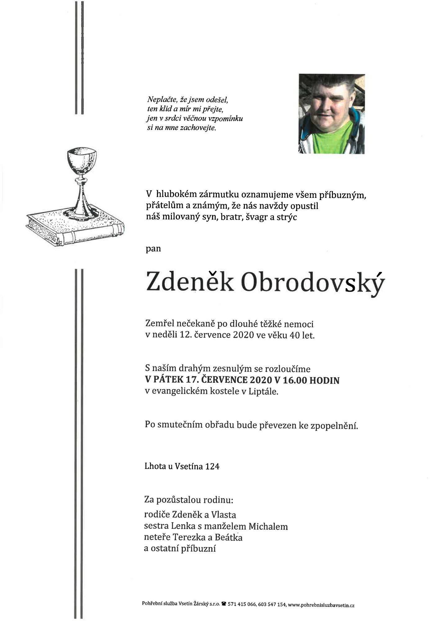 Zdeněk Obrodovský