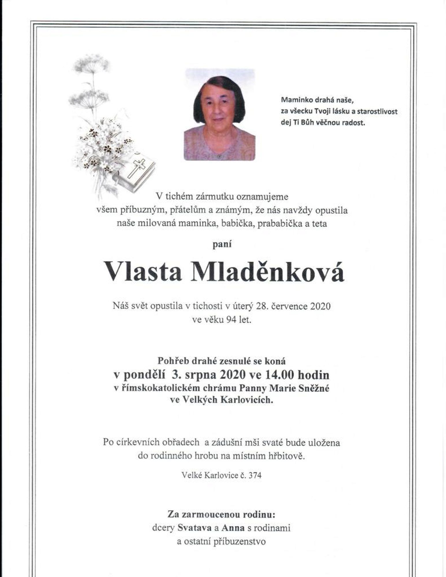 Vlasta Mladěnková