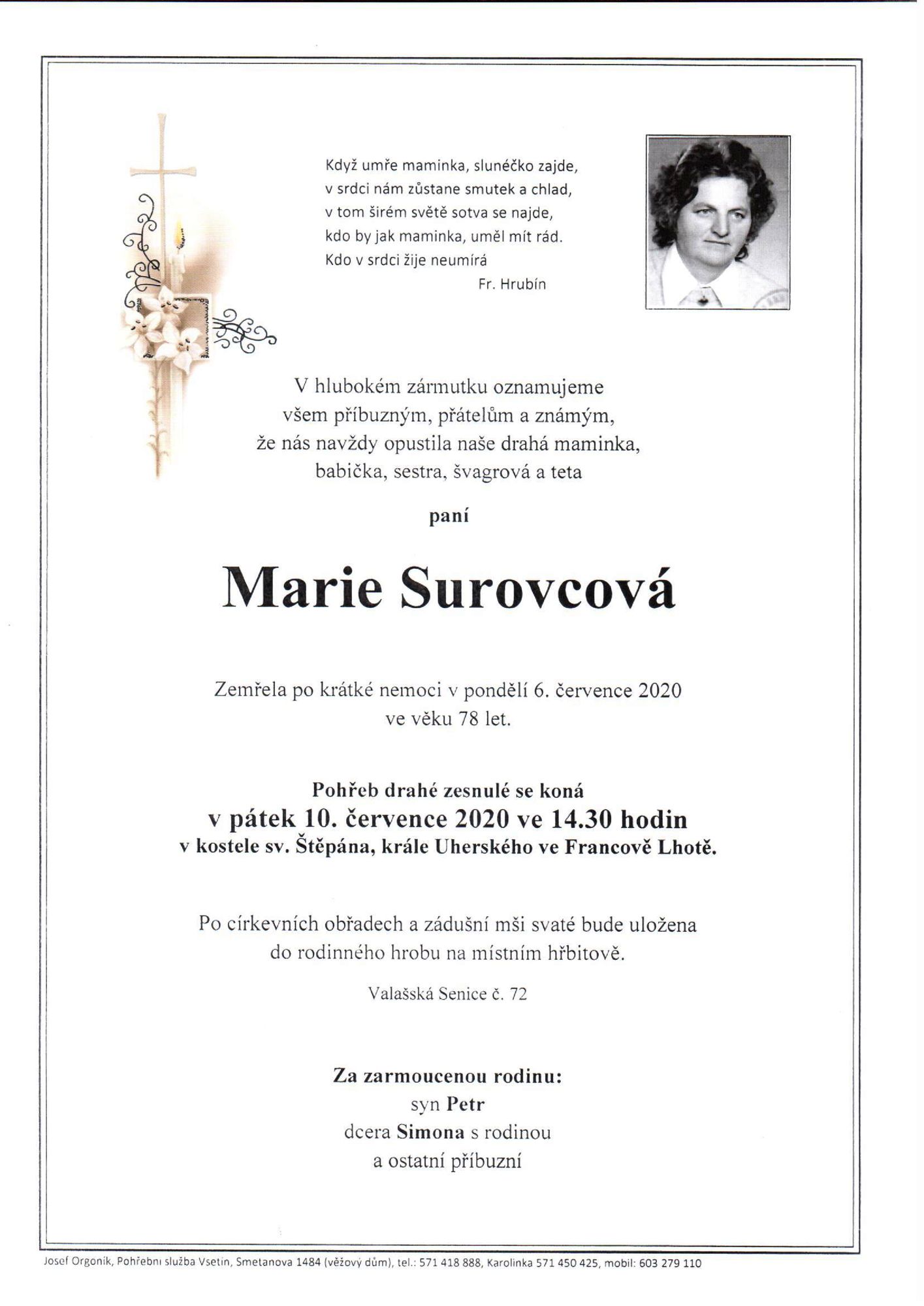 Marie Surovcová