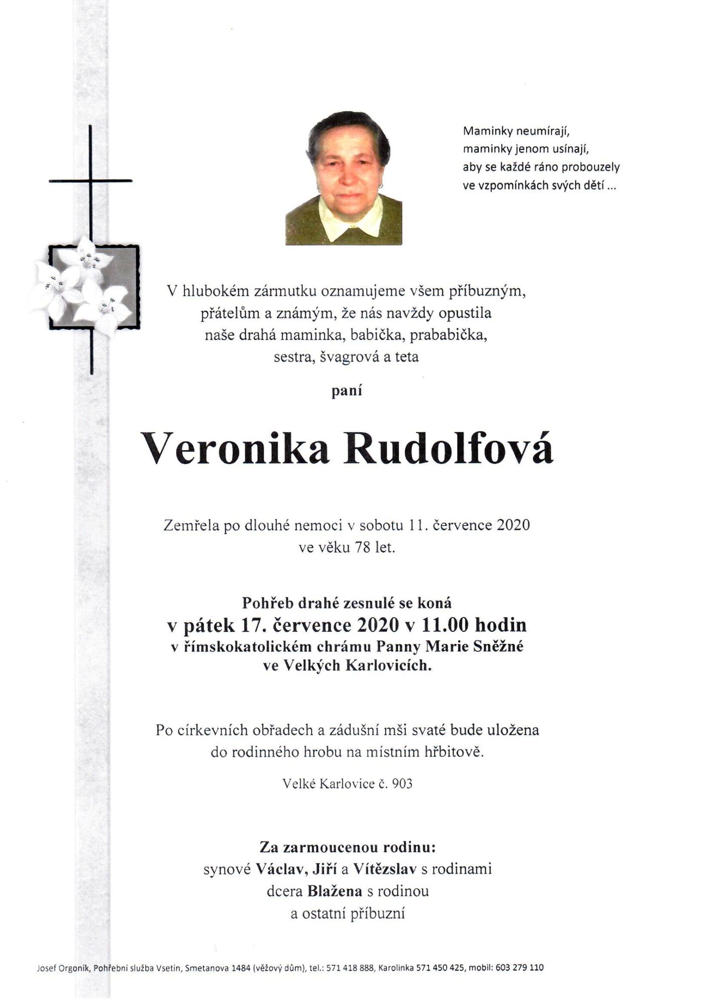 Veronika Rudolfová