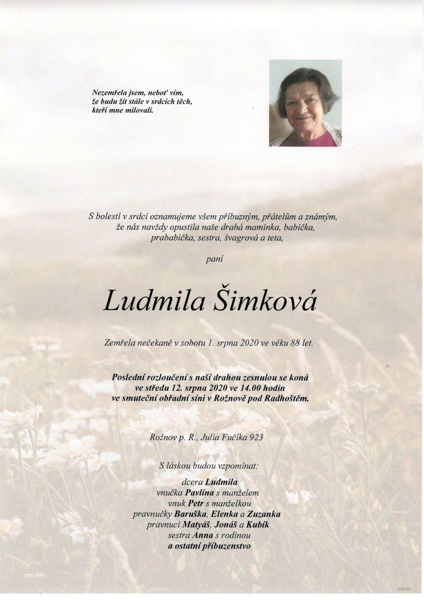 Ludmila Šimková