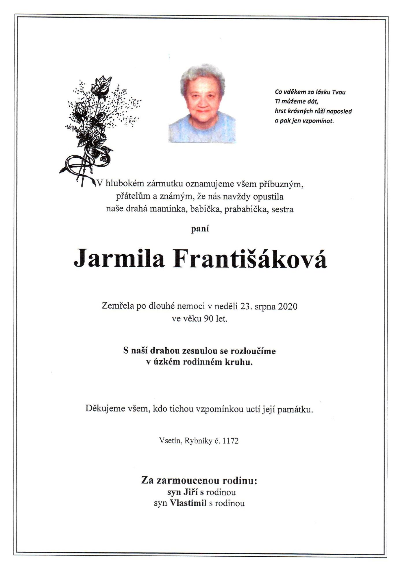 Jarmila Františáková
