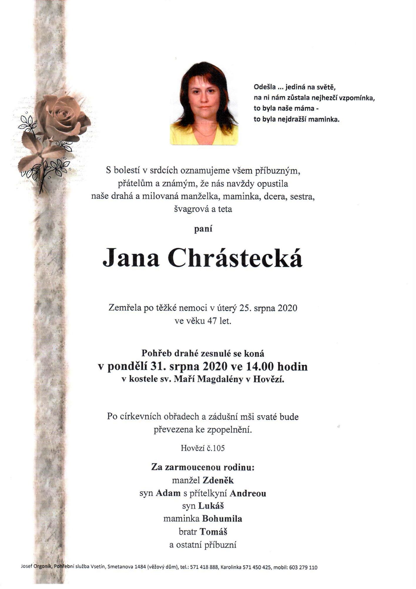Jana Chrástecká