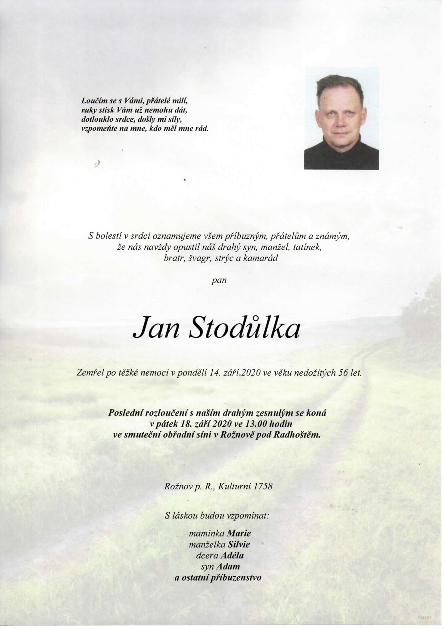 Jan Stodůlka