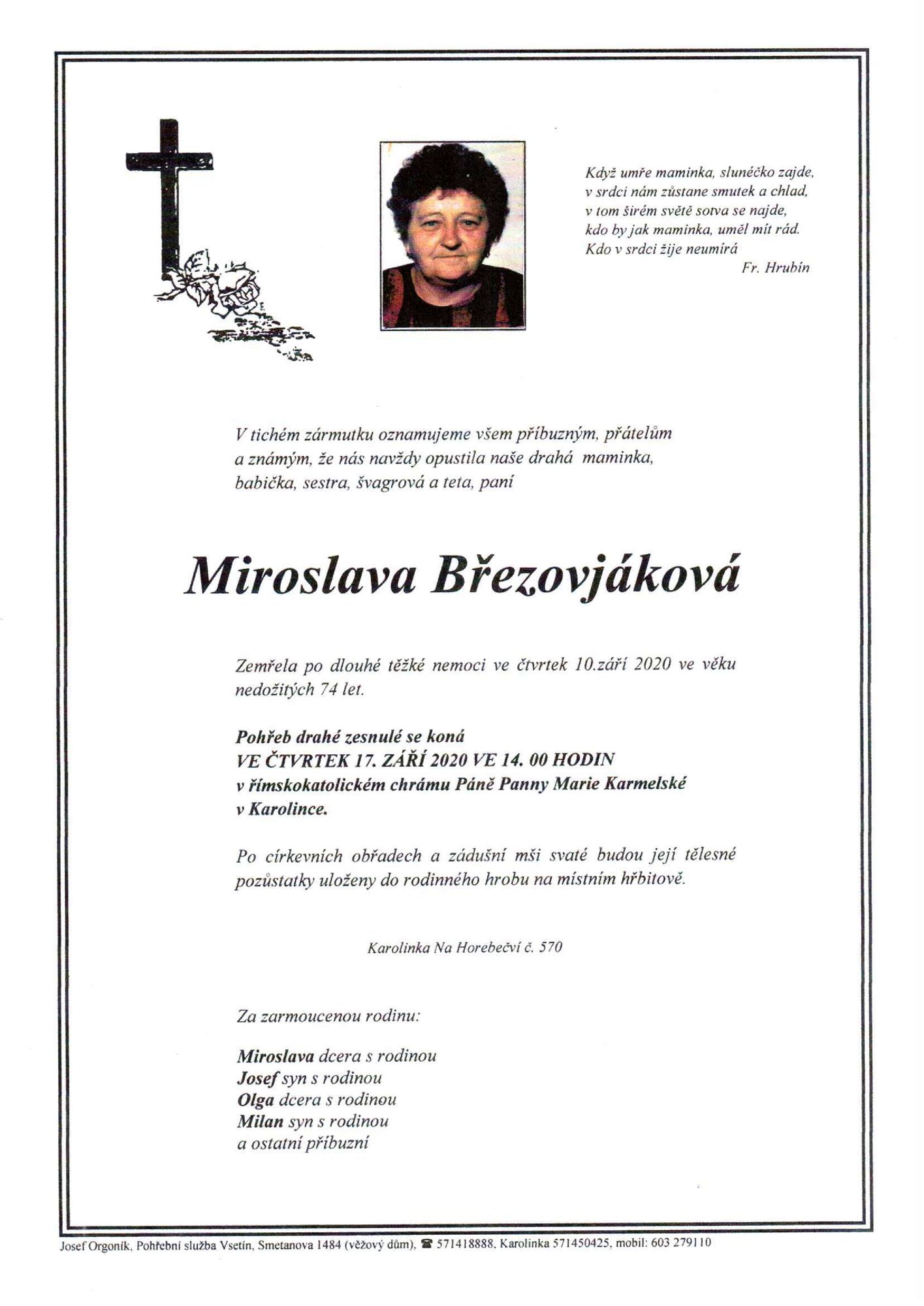 Miroslava Březovjáková