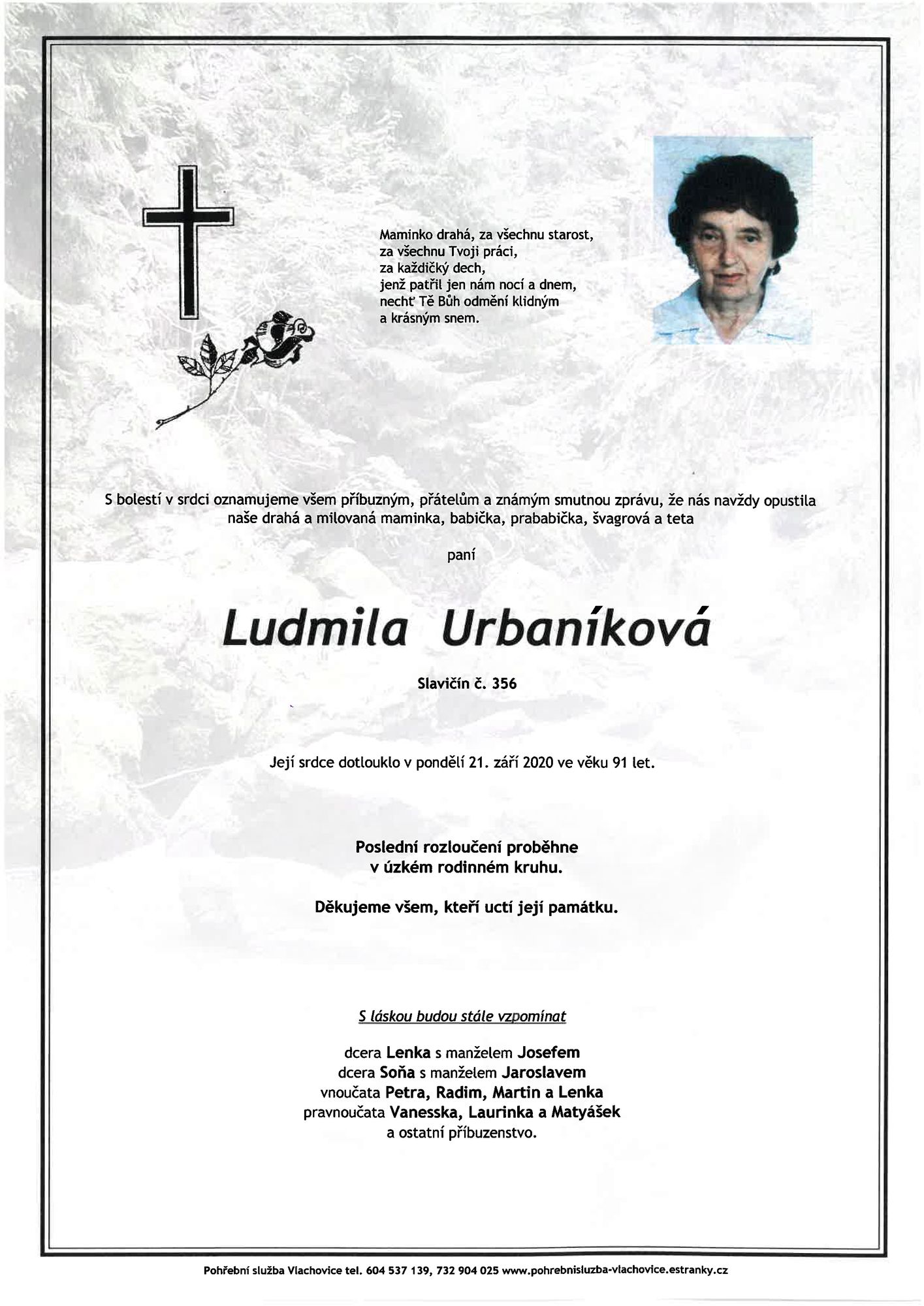 Ludmila Urbaníková