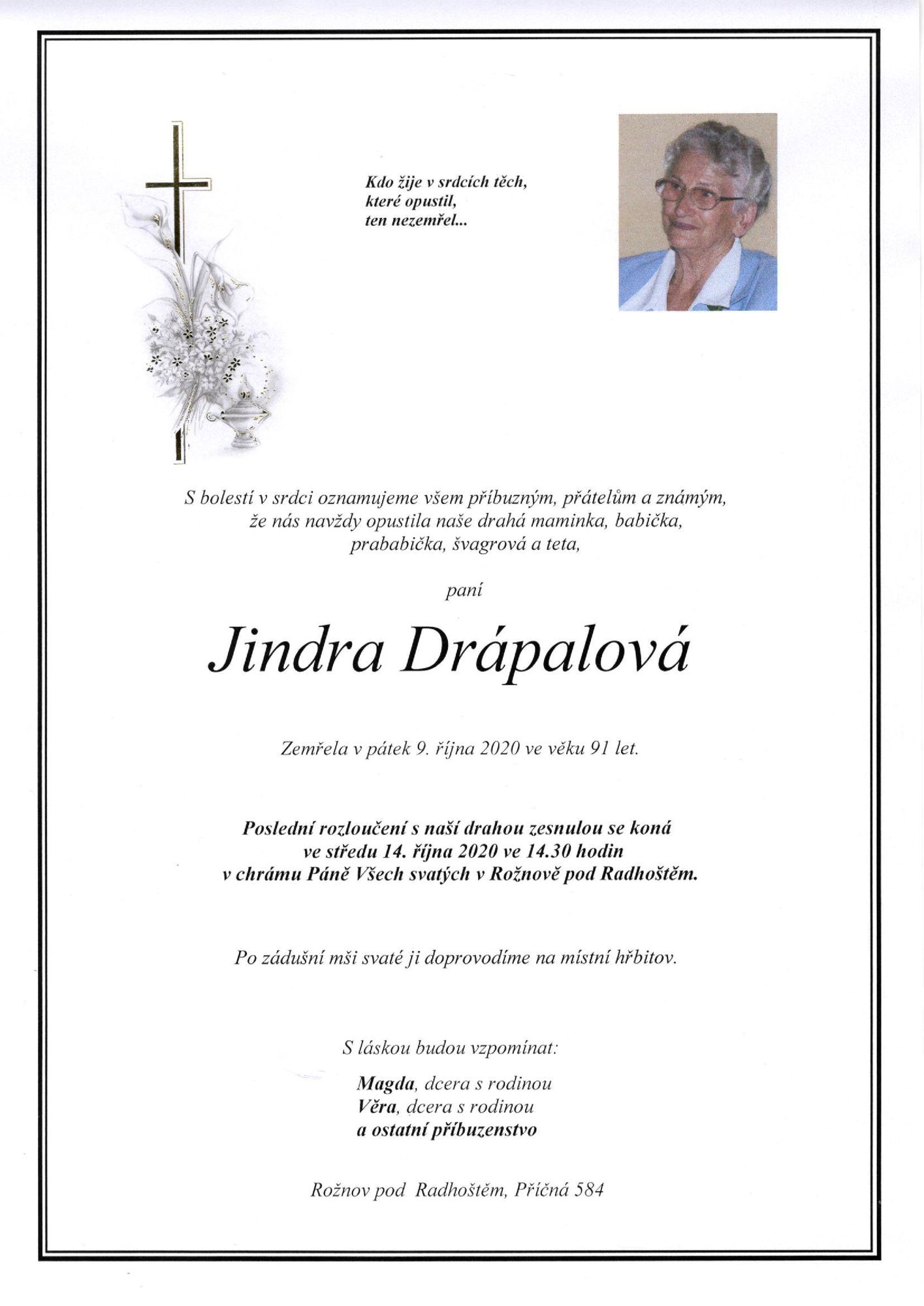 Jindra Drápalová