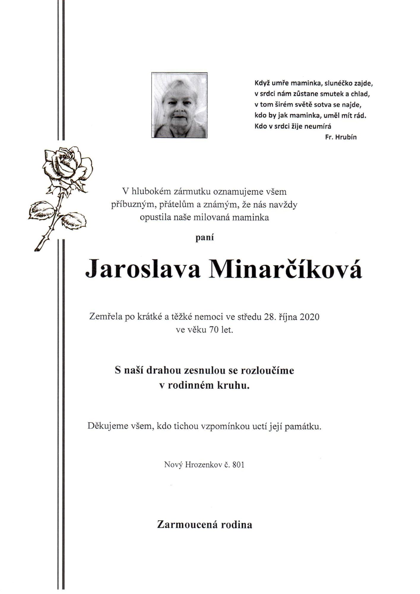 Jaroslava Minarčíková