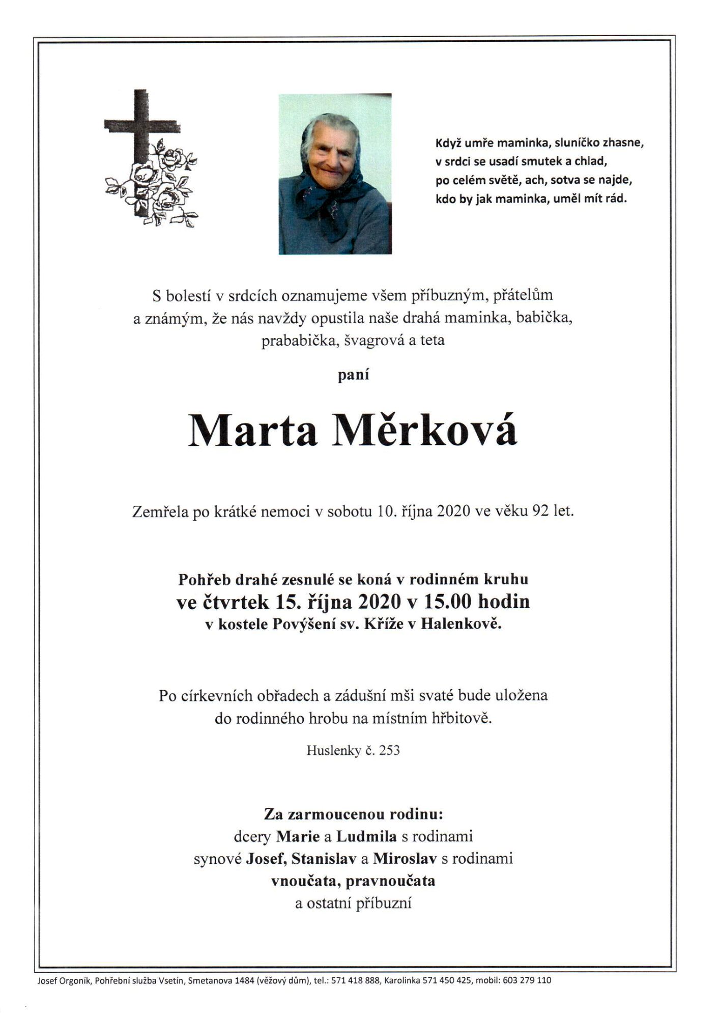 Marta Měrková