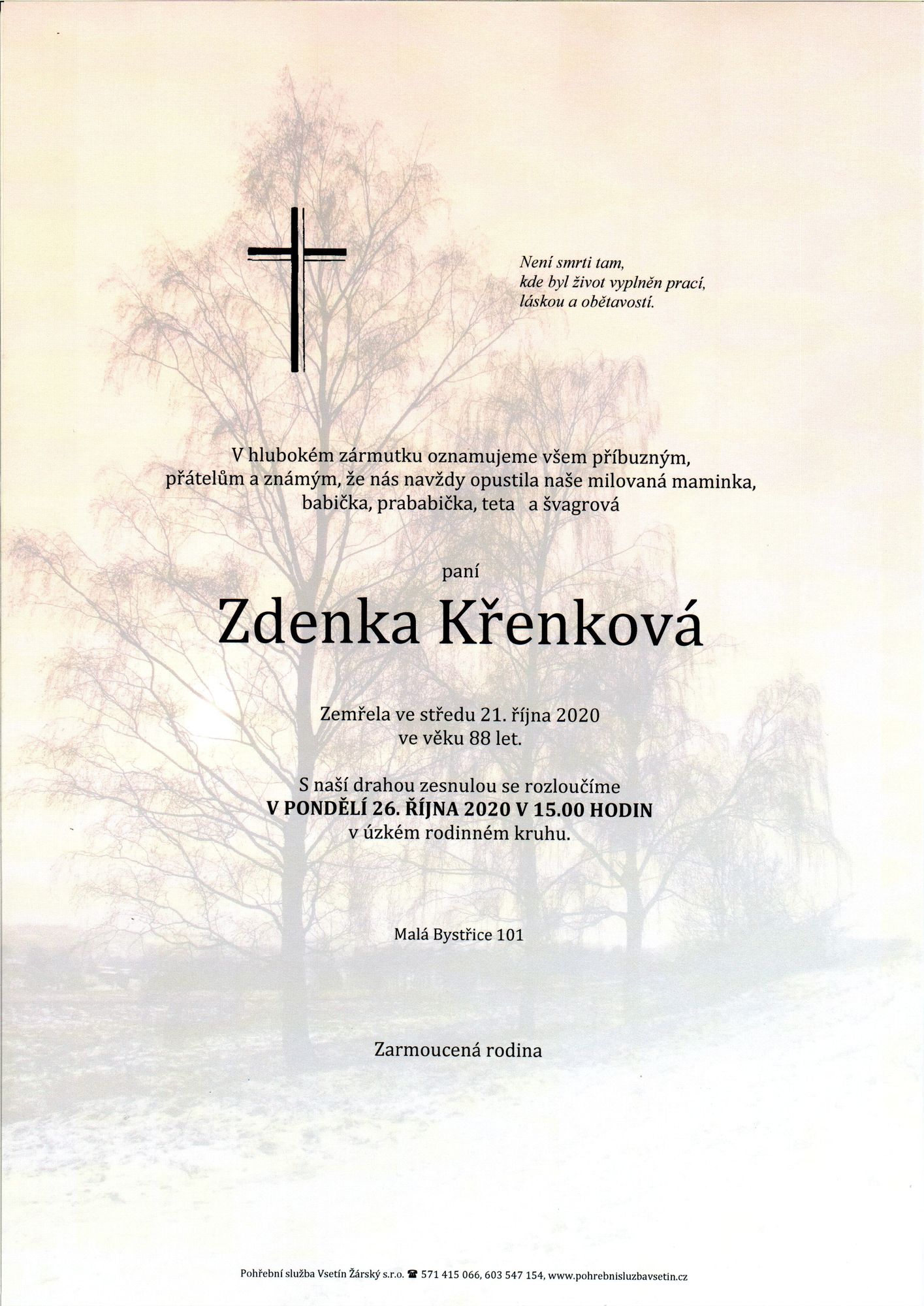 Zdenka Křenková