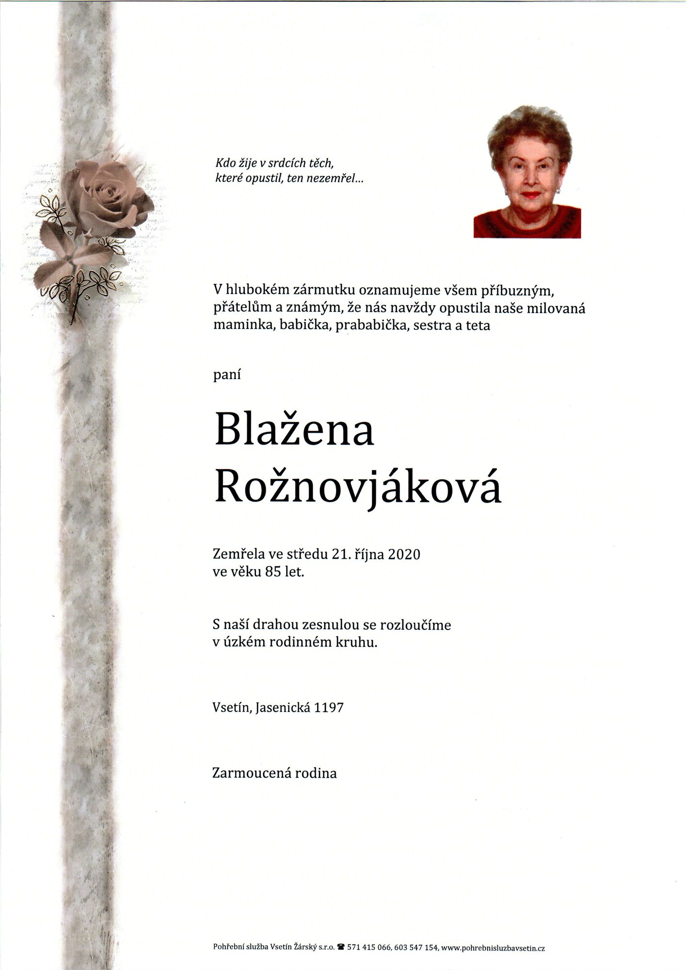 Blažena Rožnovjáková