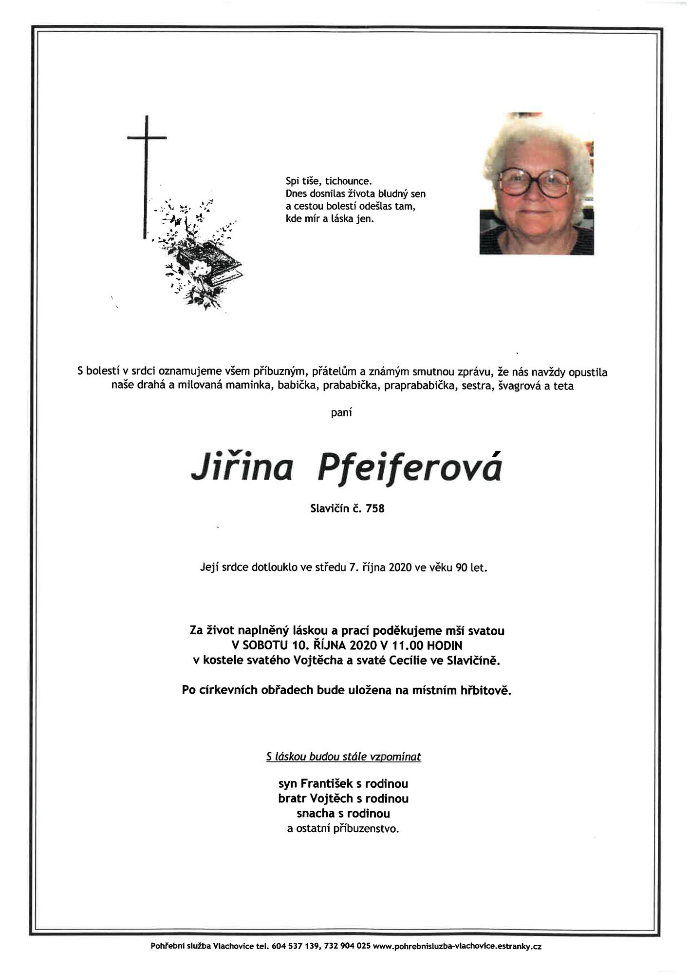 Jiřina Pfeiferová